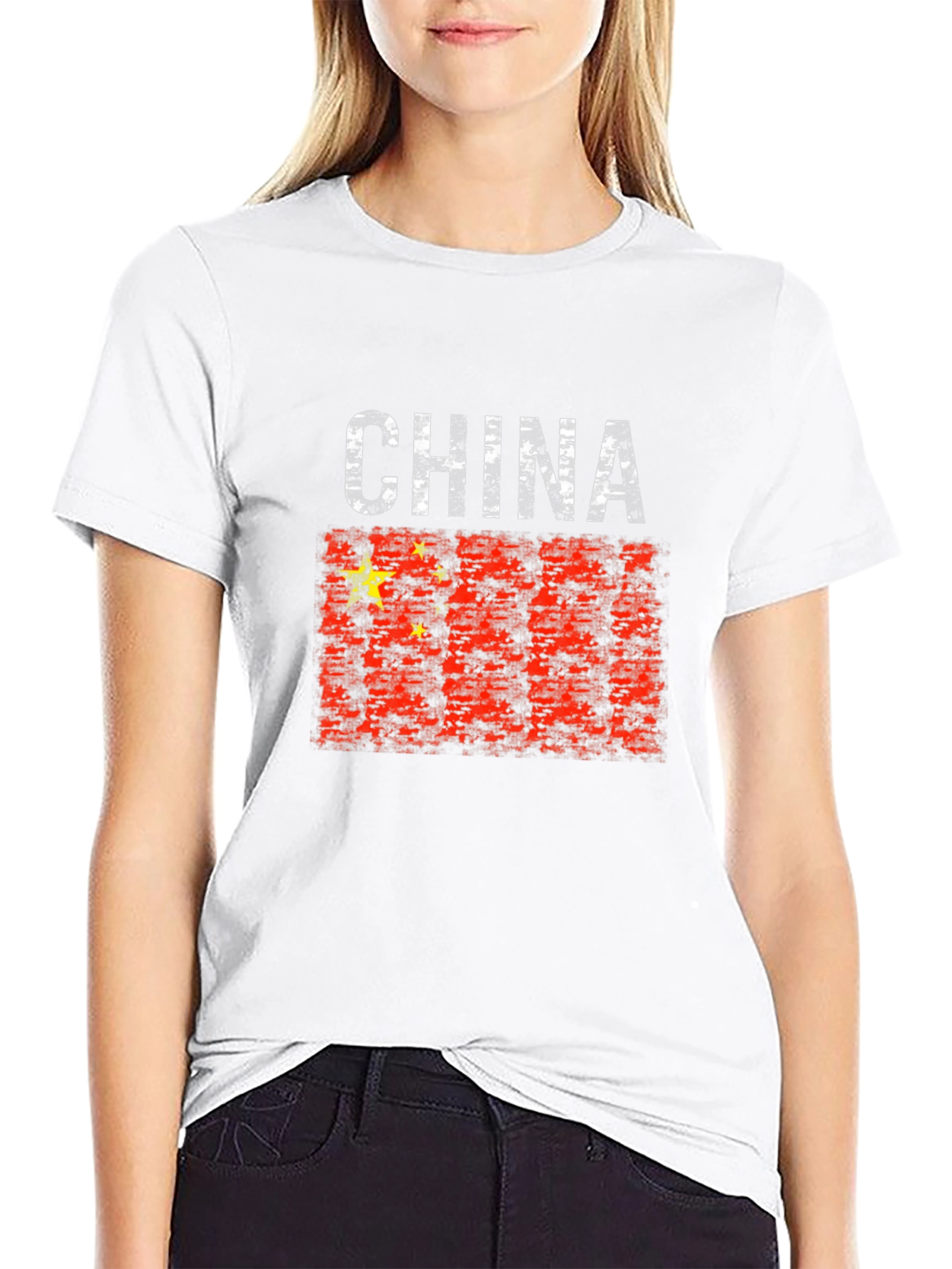 China Flag Graphic T-Shirt - Patriotic Tee
