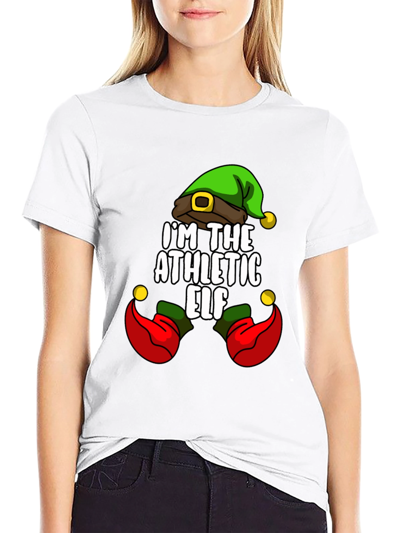 Athletic Elf Christmas T-Shirt