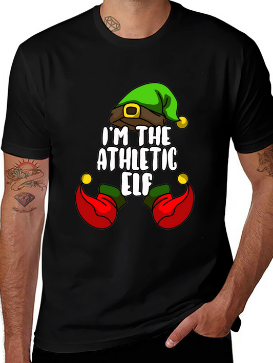 Athletic Elf Christmas T-Shirt