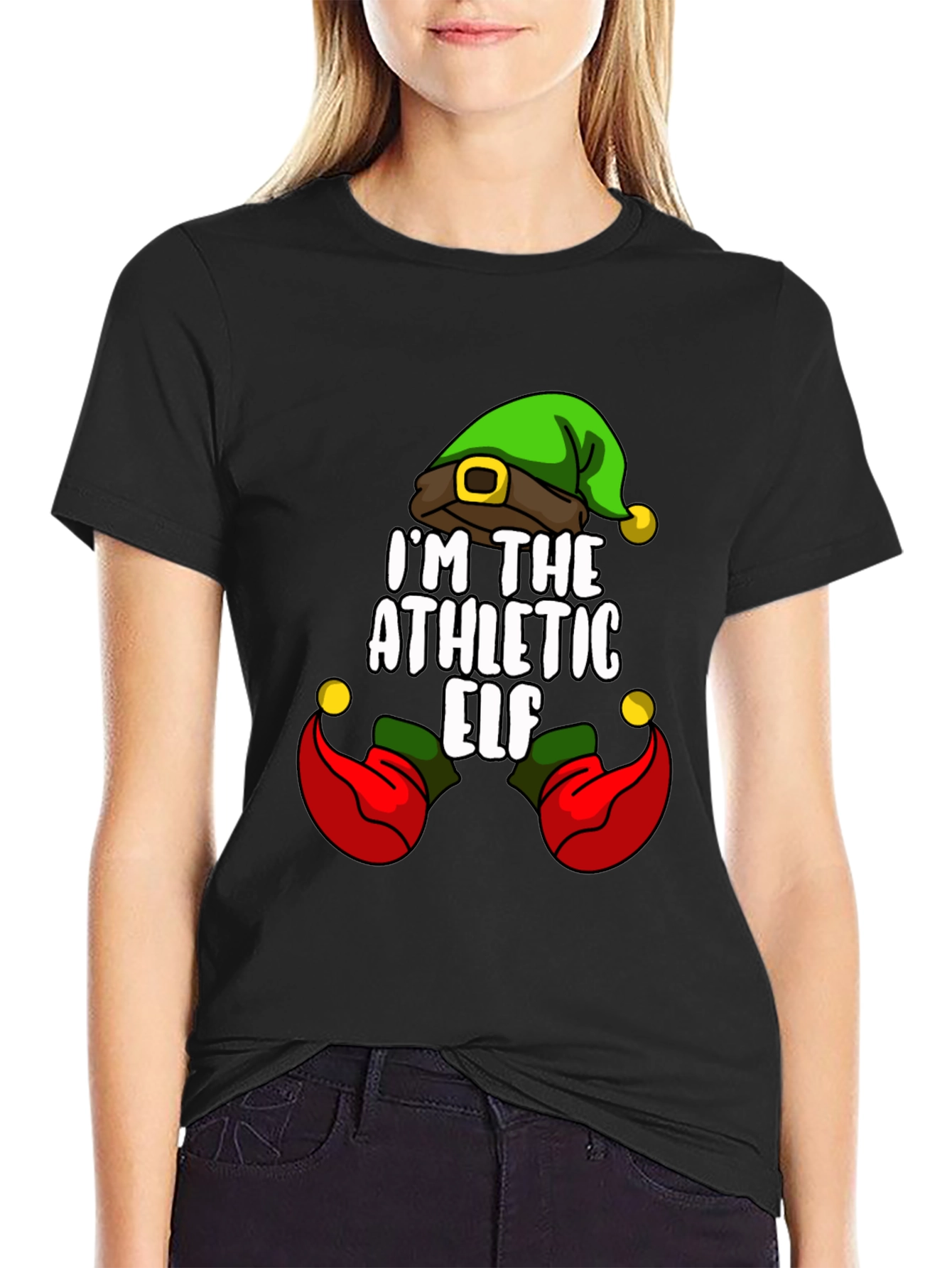 Athletic Elf Christmas T-Shirt