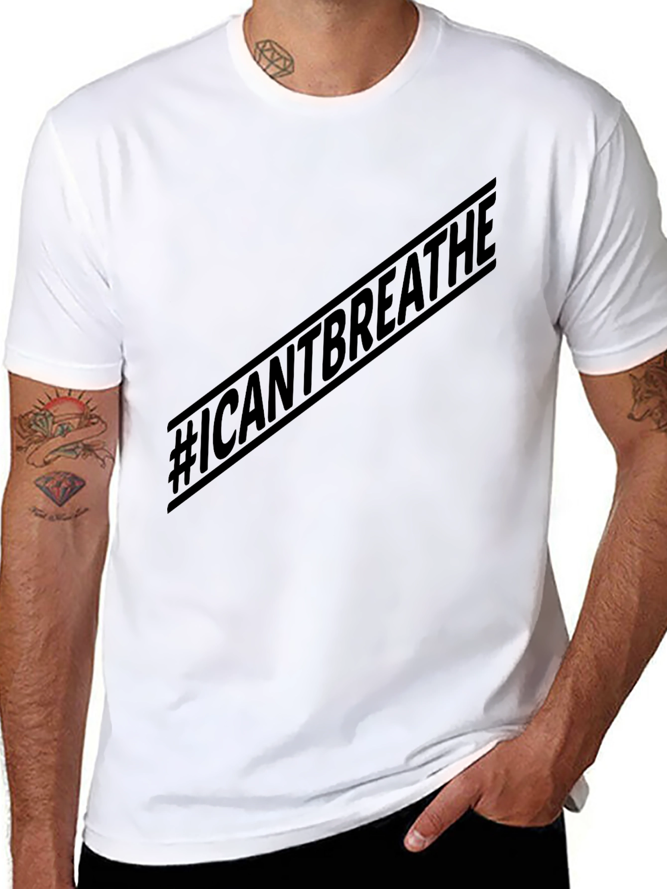 ICantBreathe Black T-Shirt