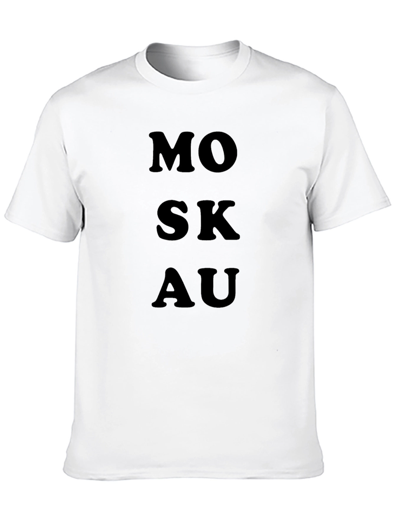 MOSKAU Graphic Tee - Stylish Black T-Shirt
