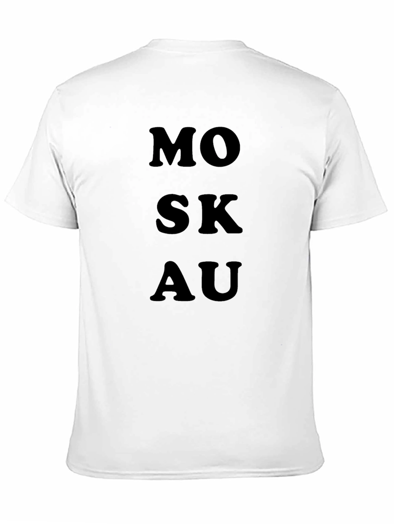 MOSKAU Graphic Tee - Stylish Black T-Shirt
