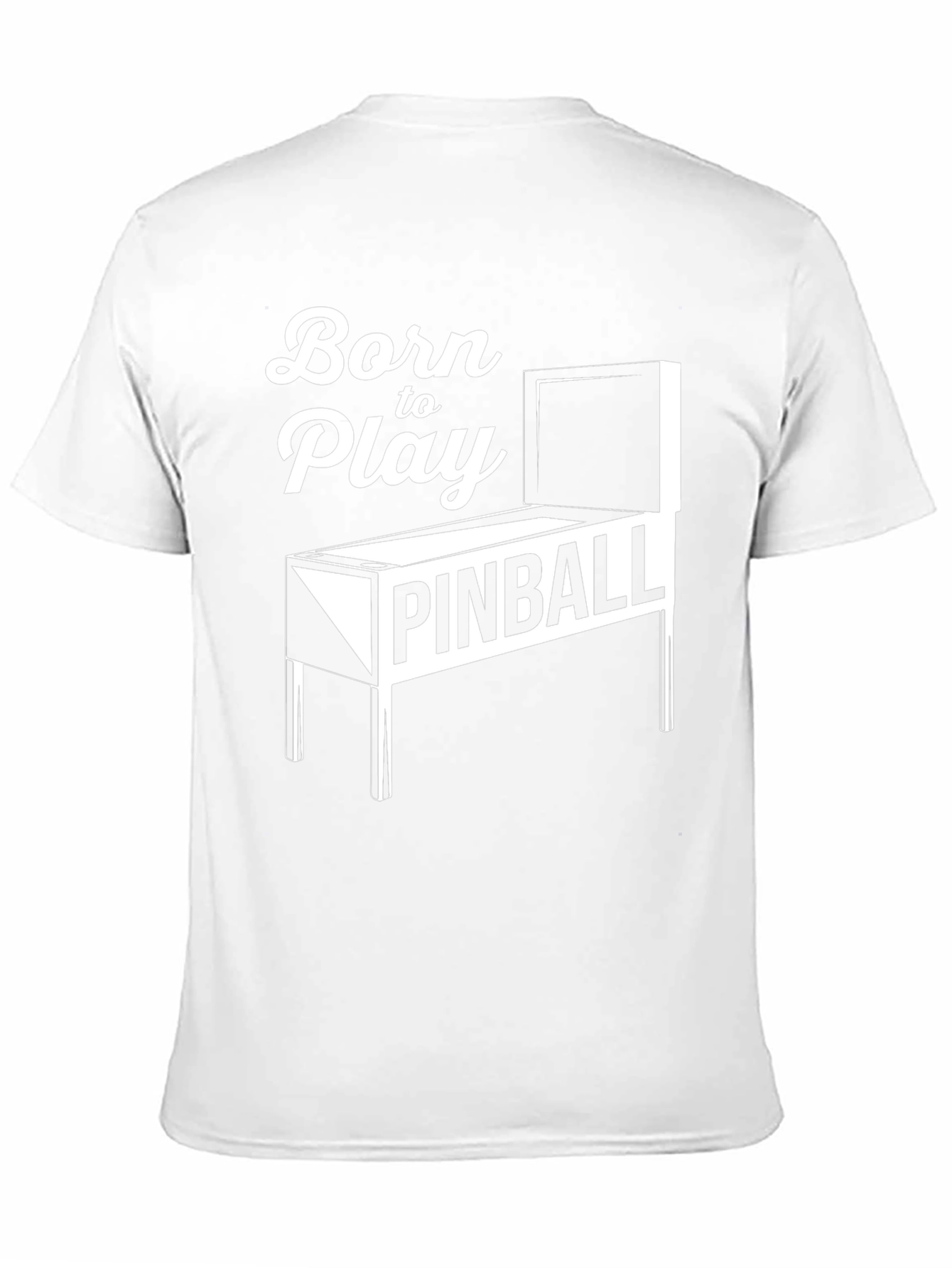 Born to Play Pinball Black Graphic Tee