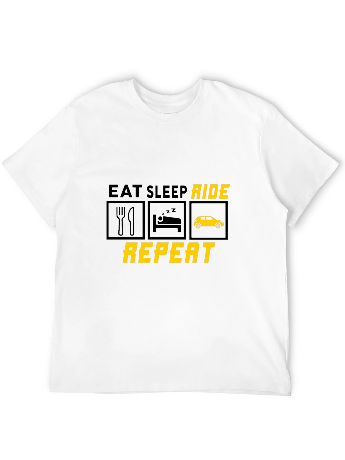 Eat Sleep Ride Repeat Graphic Tee