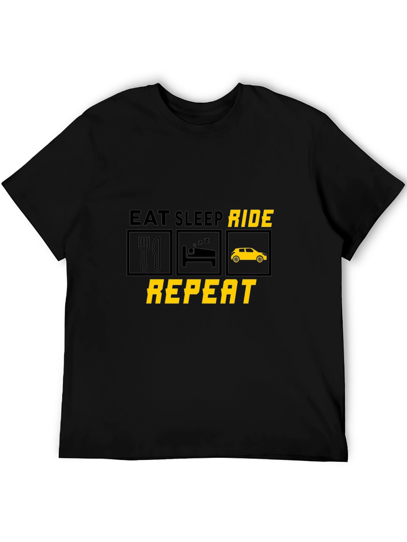 Eat Sleep Ride Repeat Graphic Tee