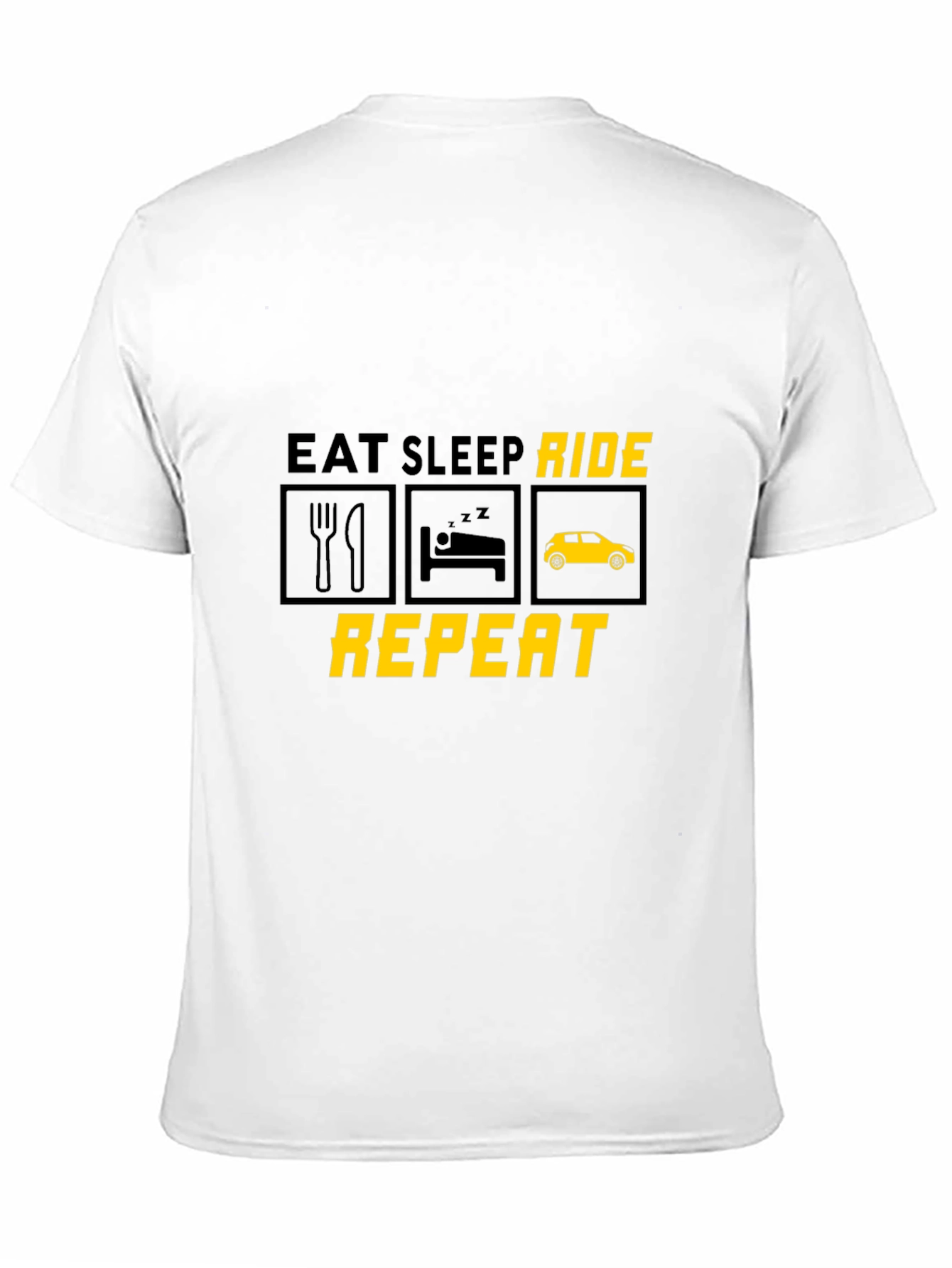 Eat Sleep Ride Repeat Graphic Tee