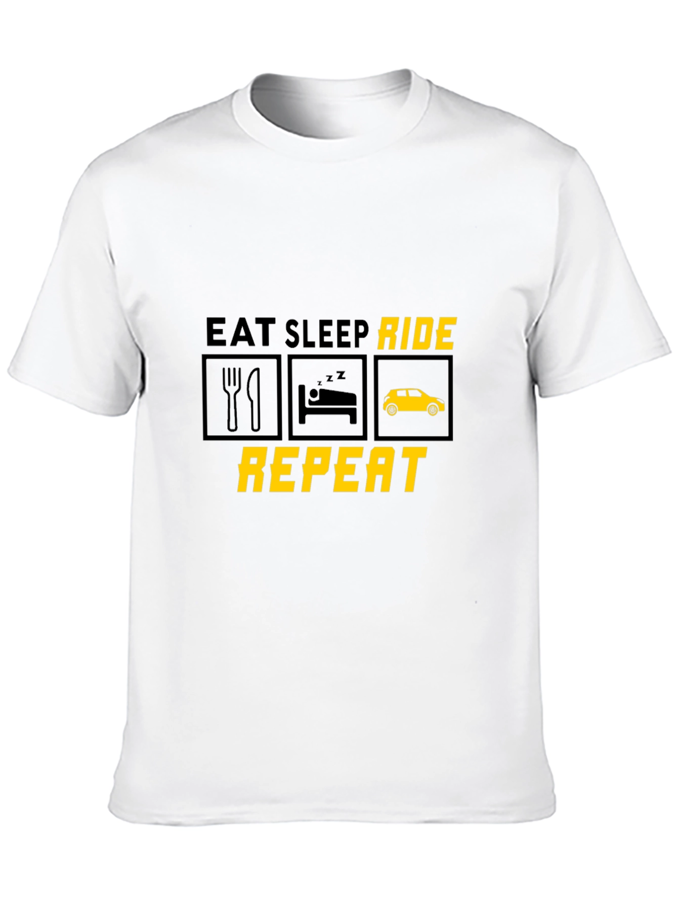 Eat Sleep Ride Repeat Graphic Tee