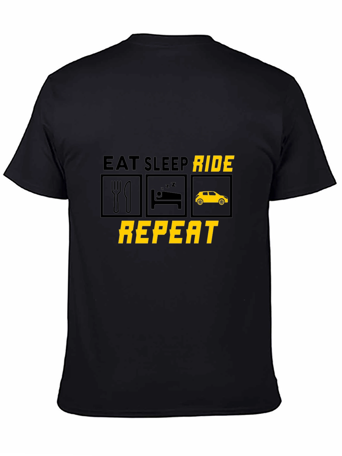 Eat Sleep Ride Repeat Graphic Tee