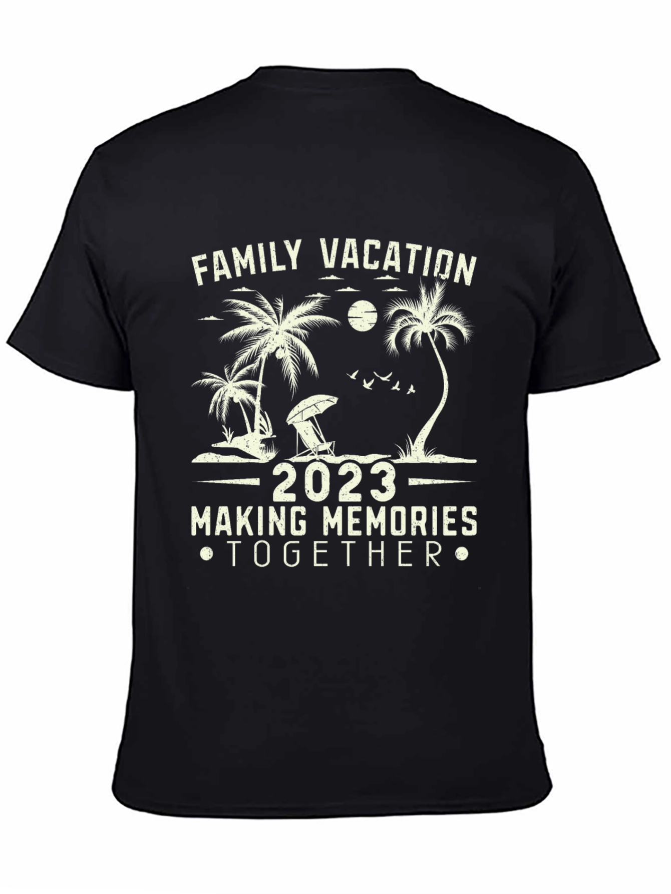 Family Vacation 2023 T-Shirt Beach Design