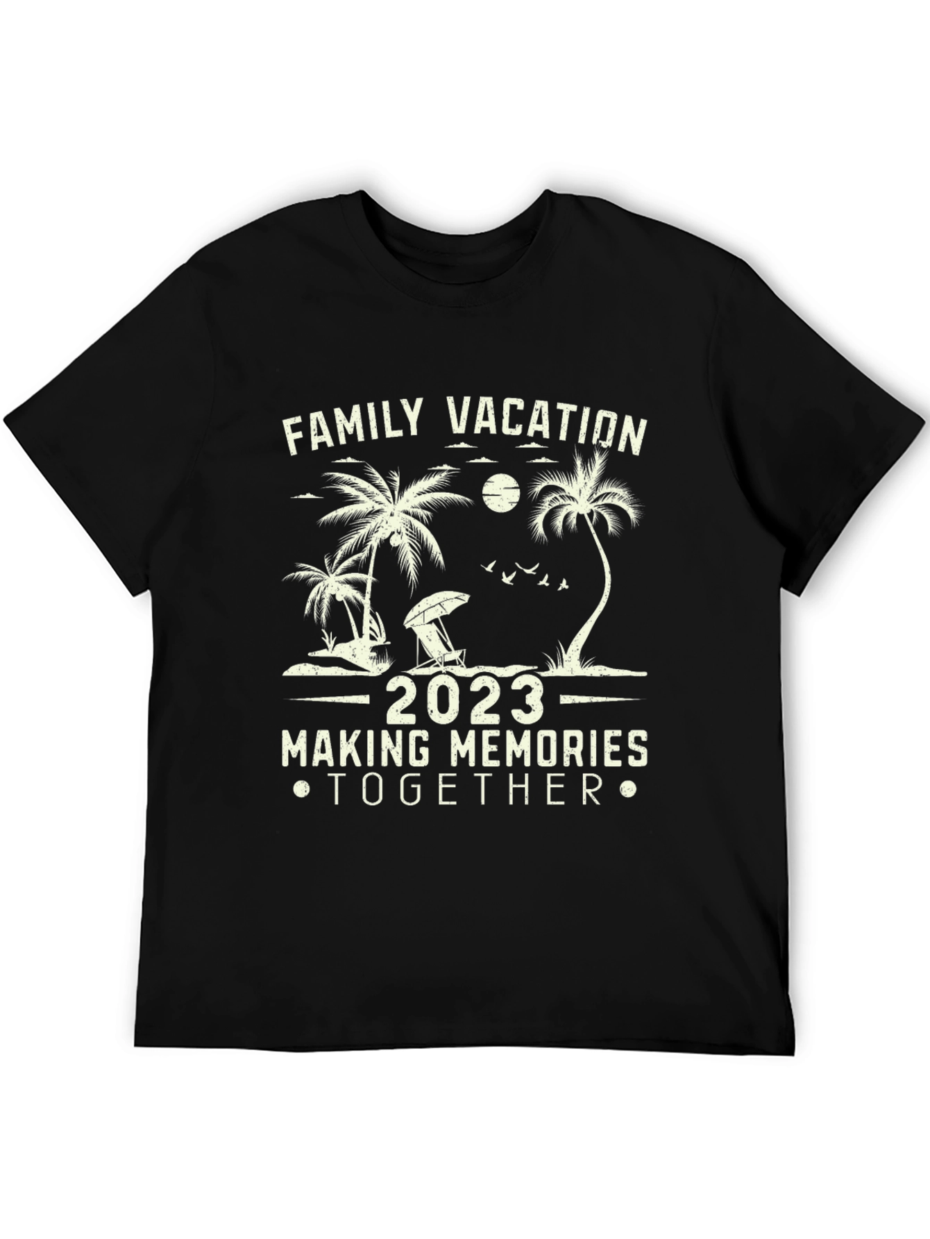 Family Vacation 2023 T-Shirt Beach Design