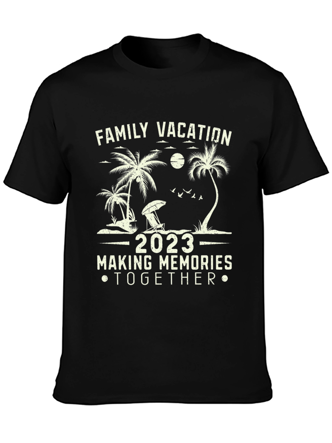 Family Vacation 2023 T-Shirt Beach Design