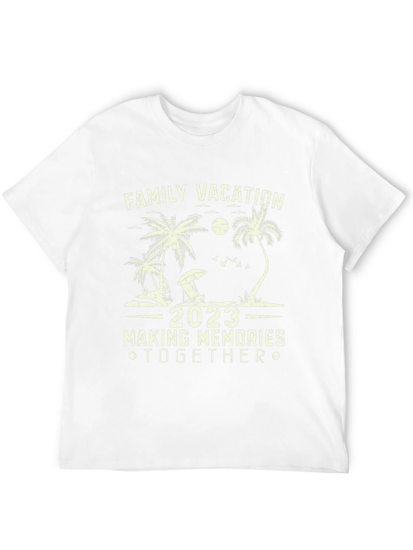 Family Vacation 2023 T-Shirt Beach Design
