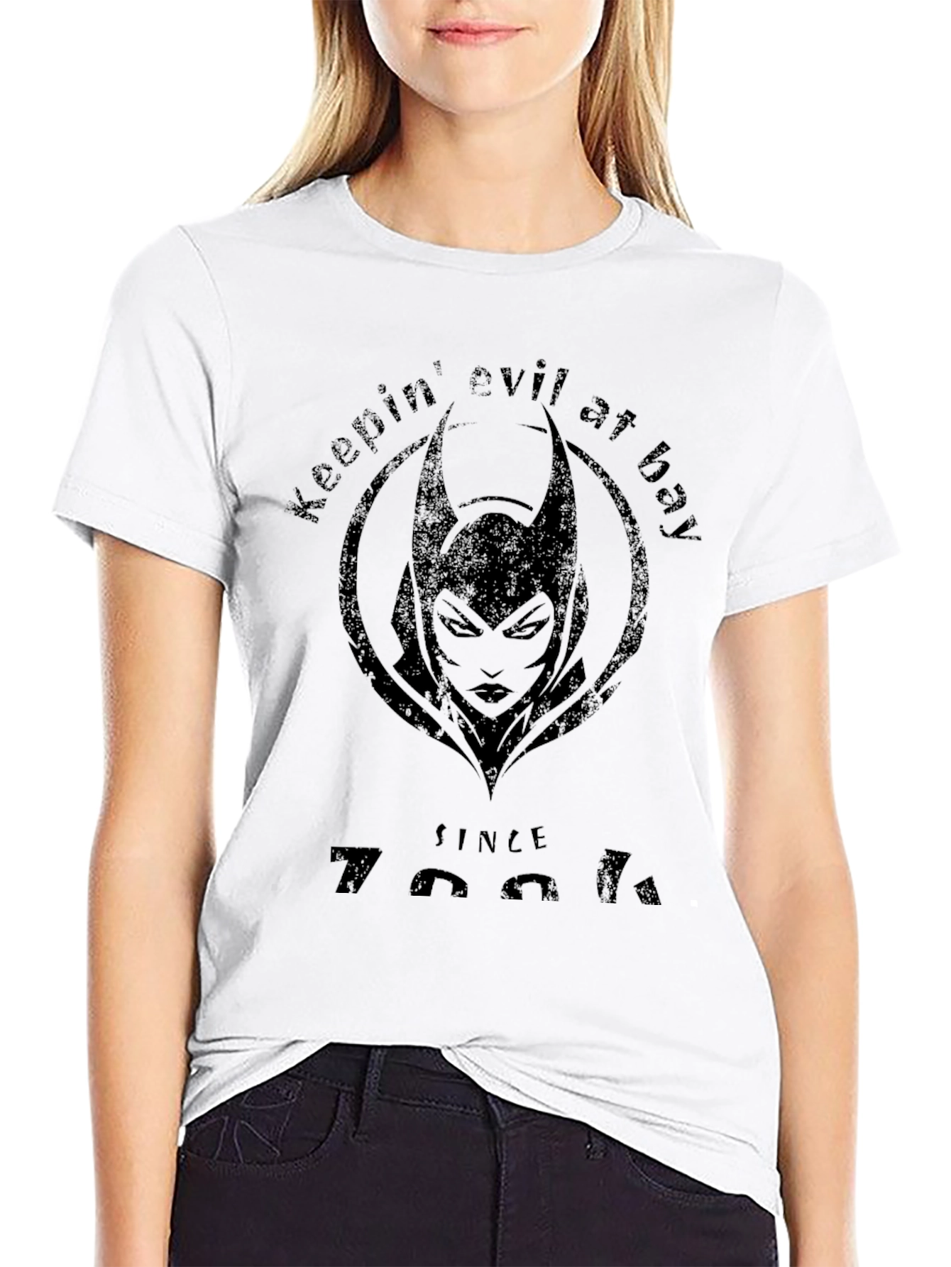 Keepin Evil at Bay T-Shirt - Dark Graphic Tee