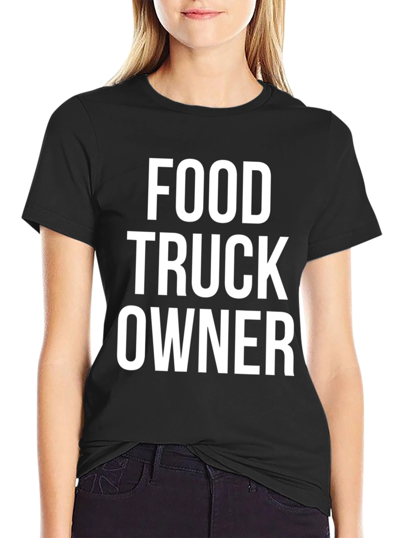 Food Truck Owner Graphic Tee - Black