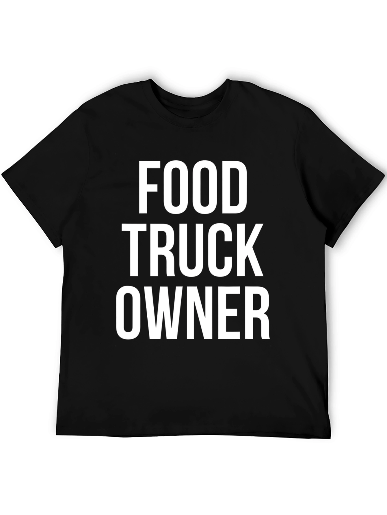 Food Truck Owner Graphic Tee - Black