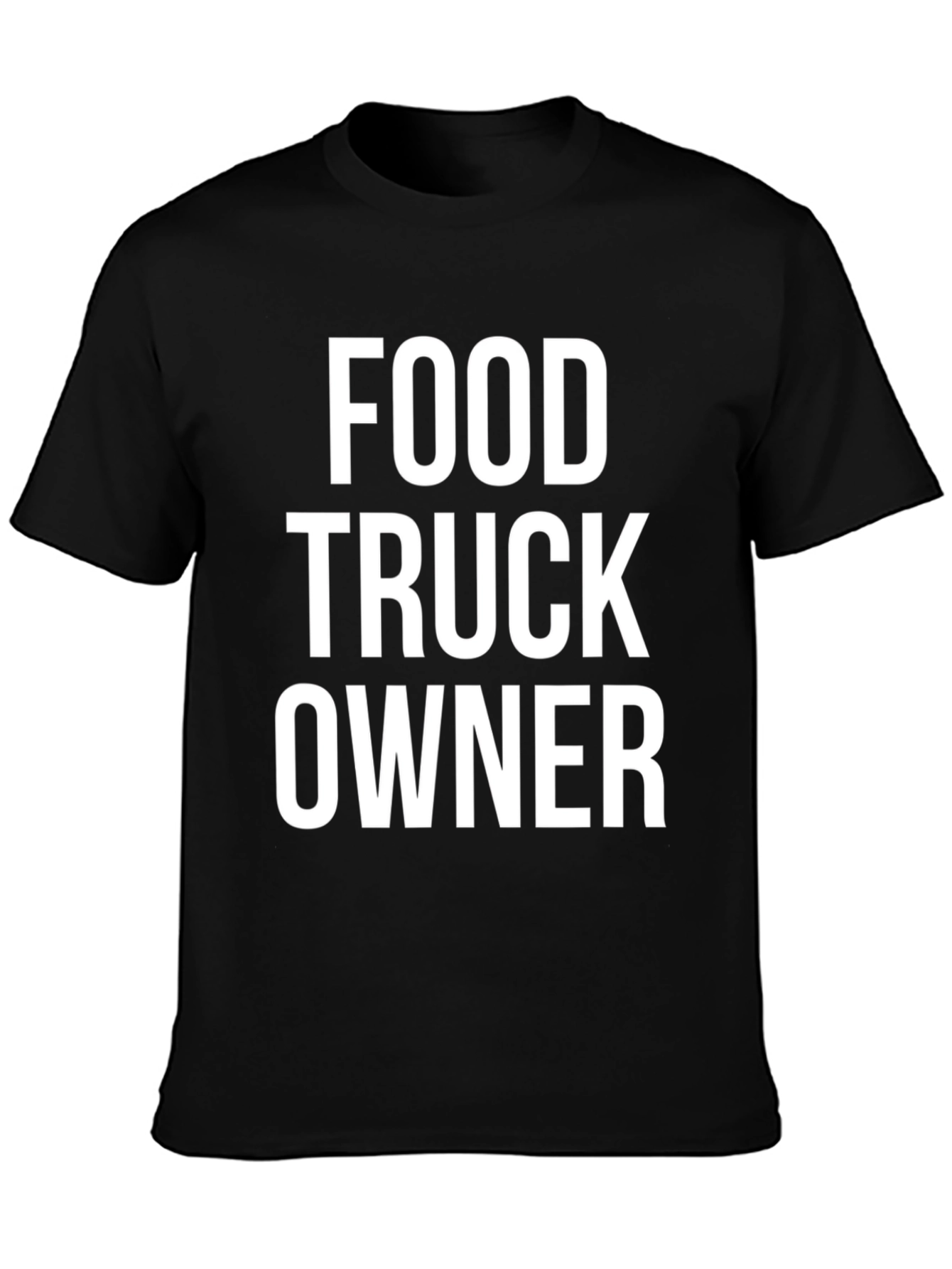 Food Truck Owner Graphic Tee - Black