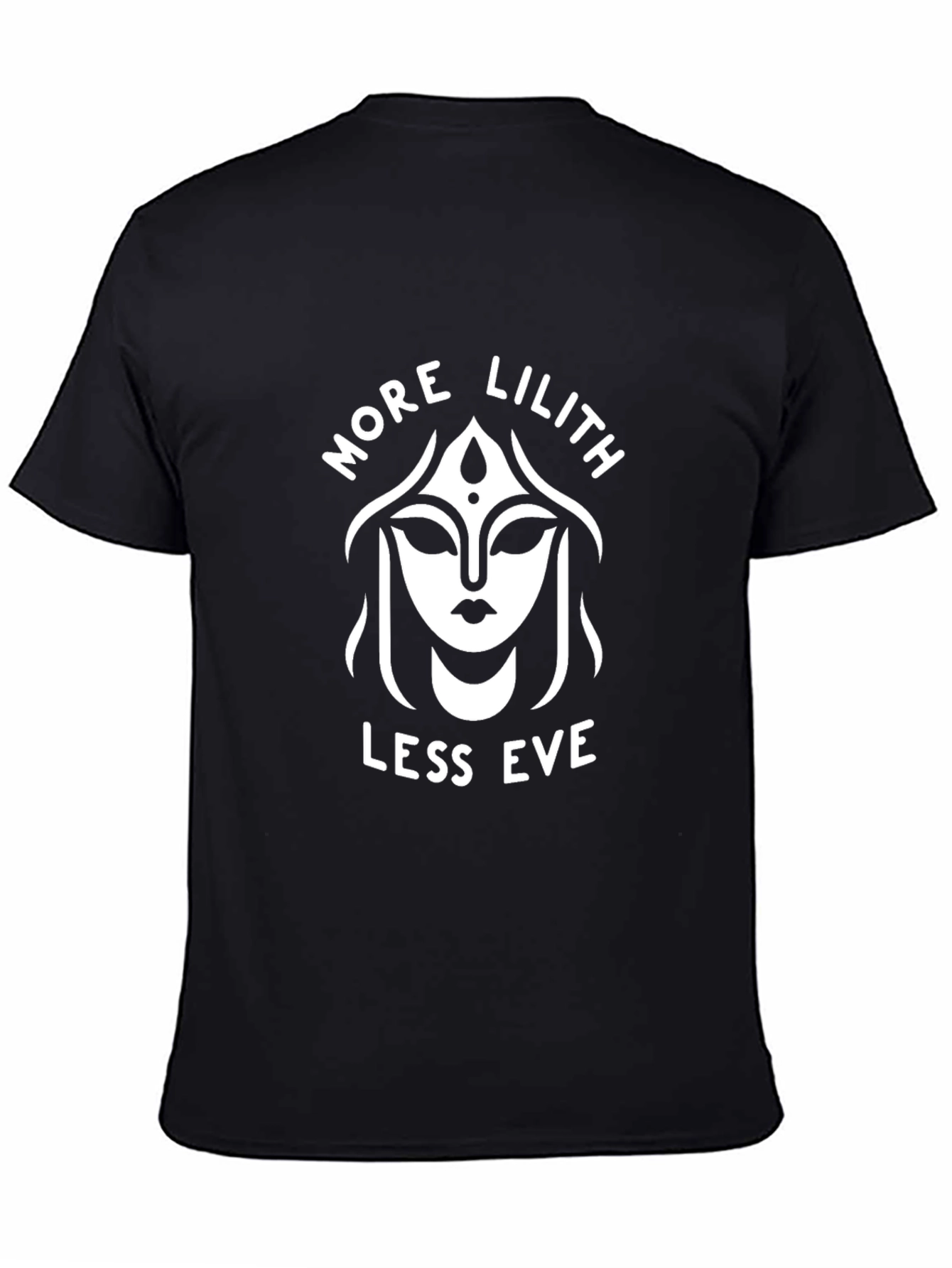 More Lilith Less Eve Graphic Tee - Black