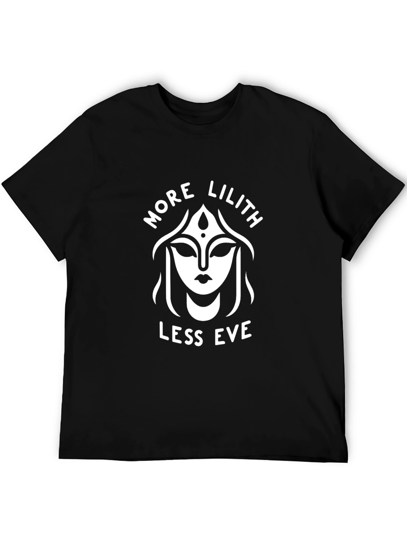 More Lilith Less Eve Graphic Tee - Black