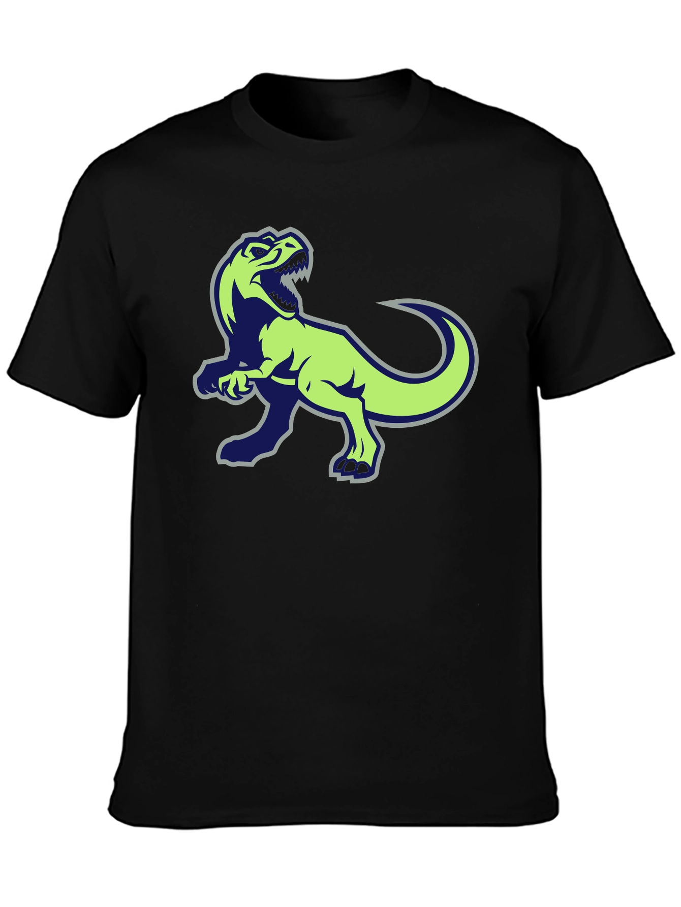 Dinosaur Graphic Black T-Shirt