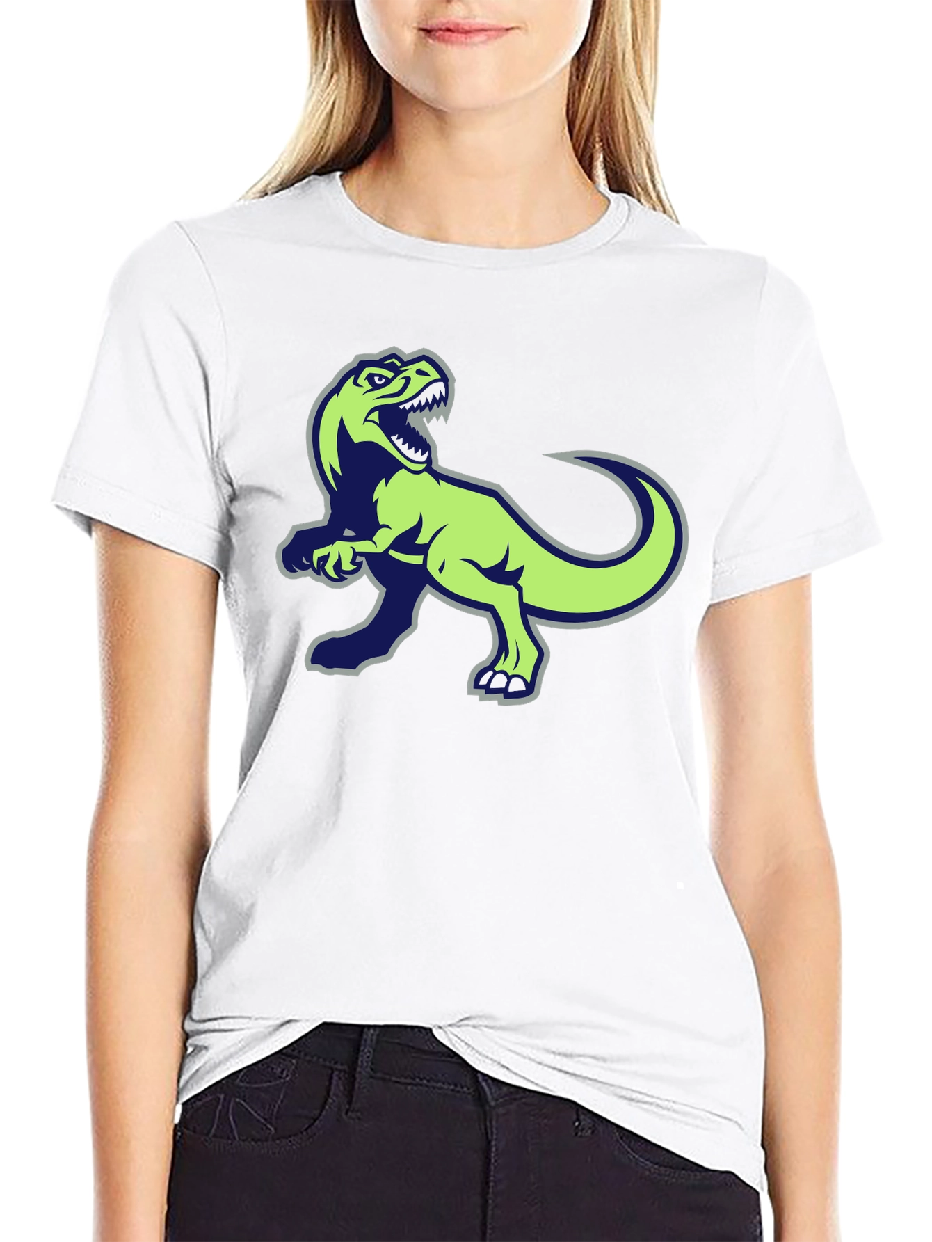 Dinosaur Graphic Black T-Shirt