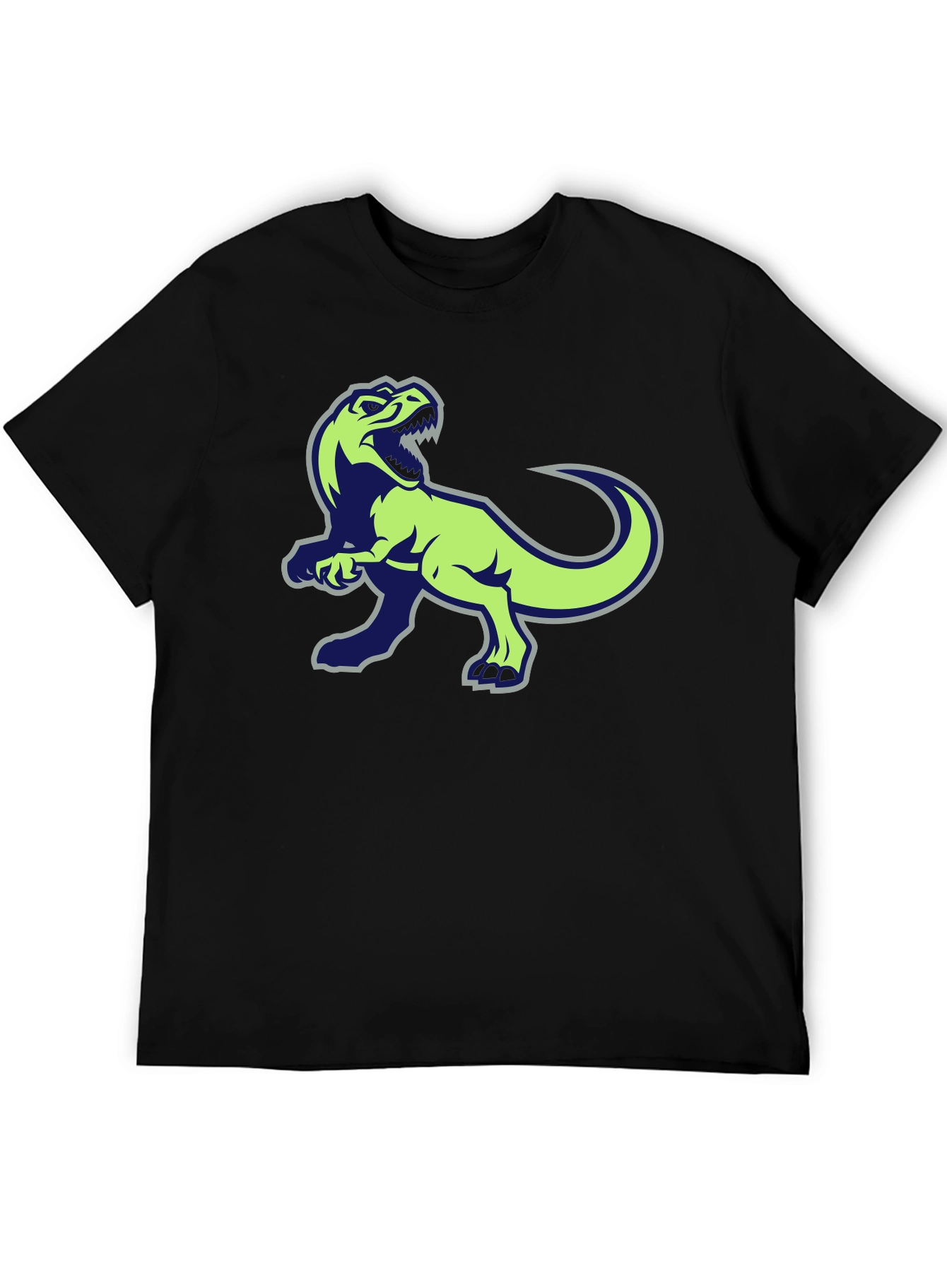 Dinosaur Graphic Black T-Shirt