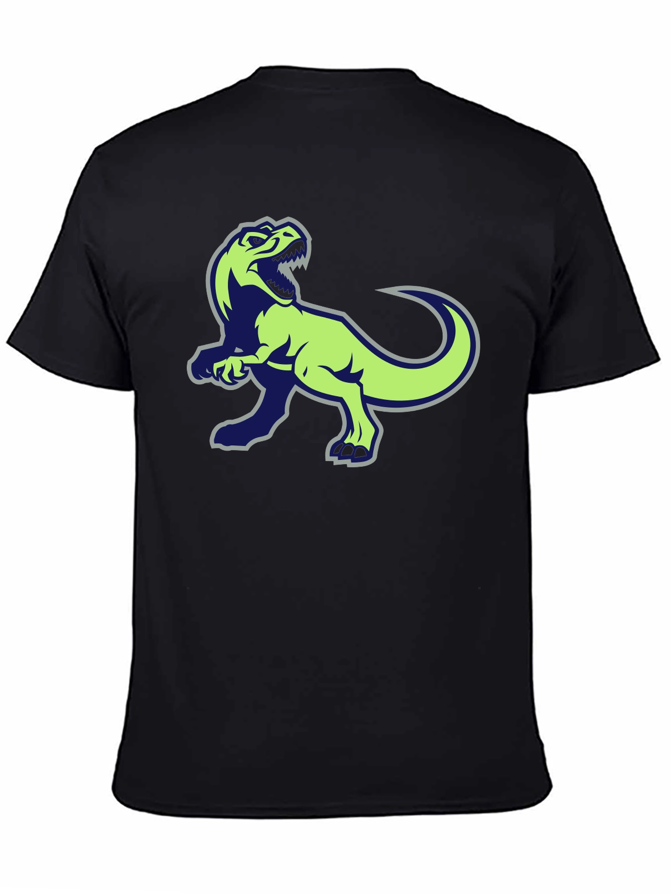 Dinosaur Graphic Black T-Shirt