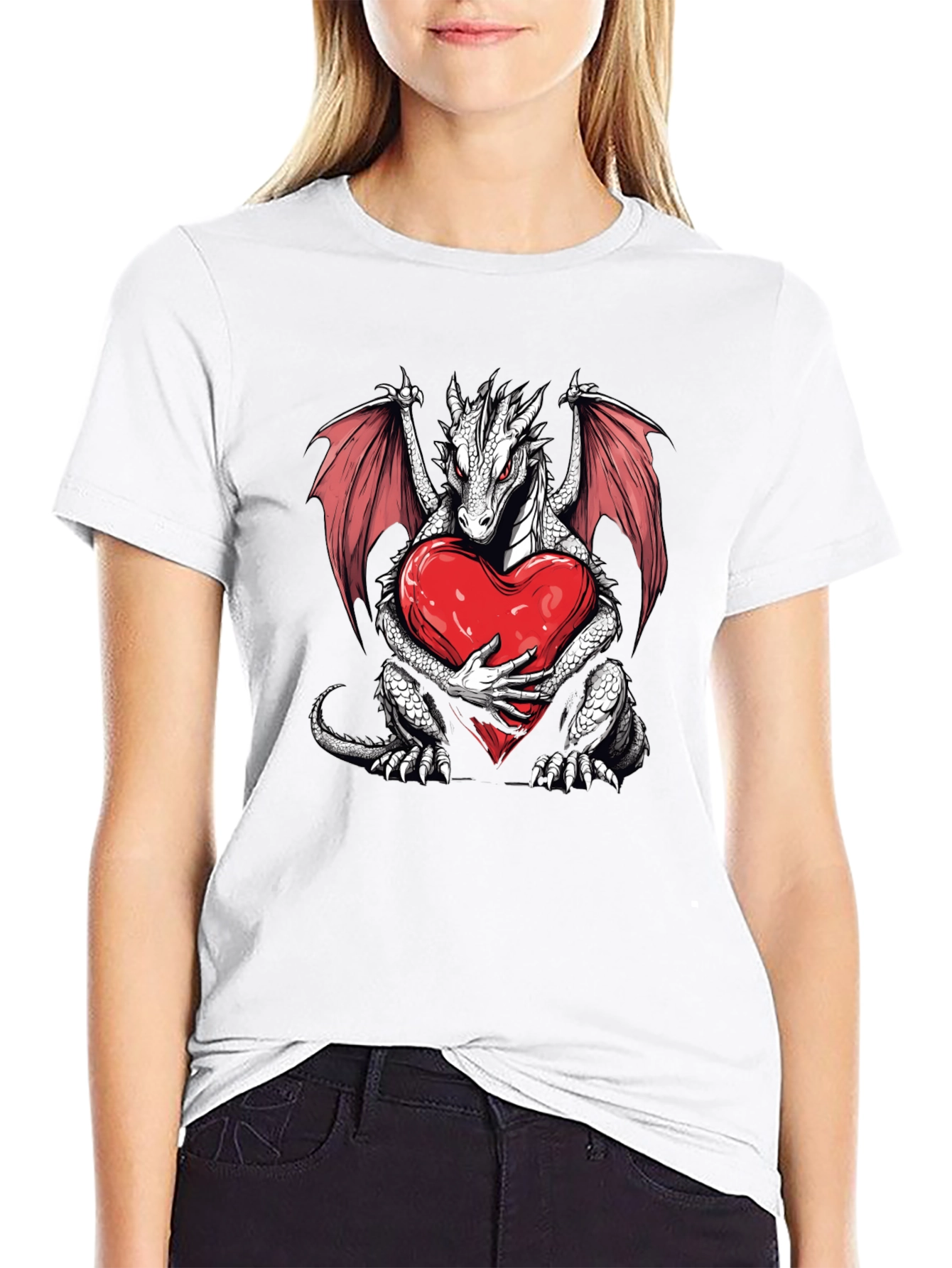 Dragon Heart Graphic T-Shirt