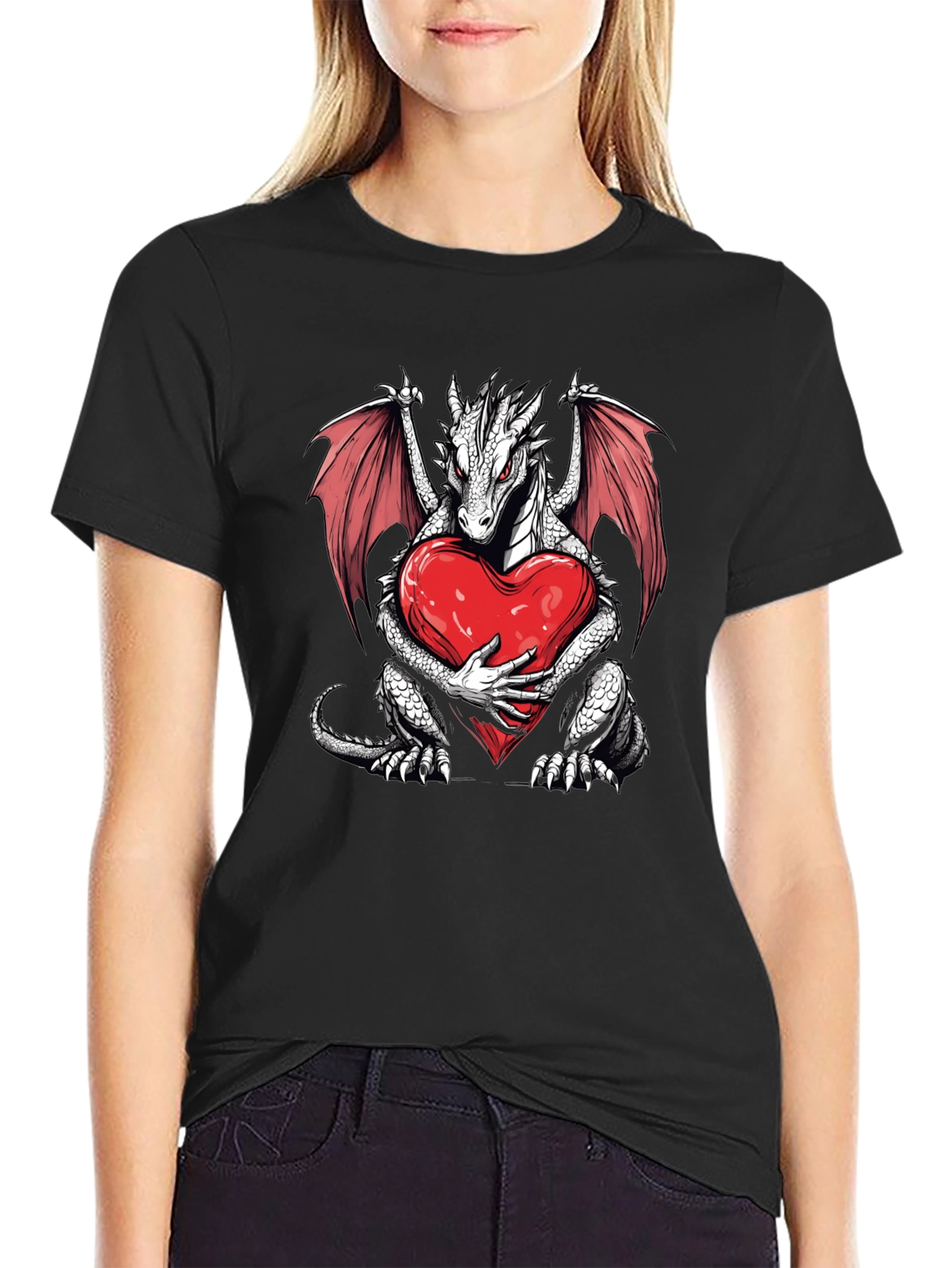 Dragon Heart Graphic T-Shirt