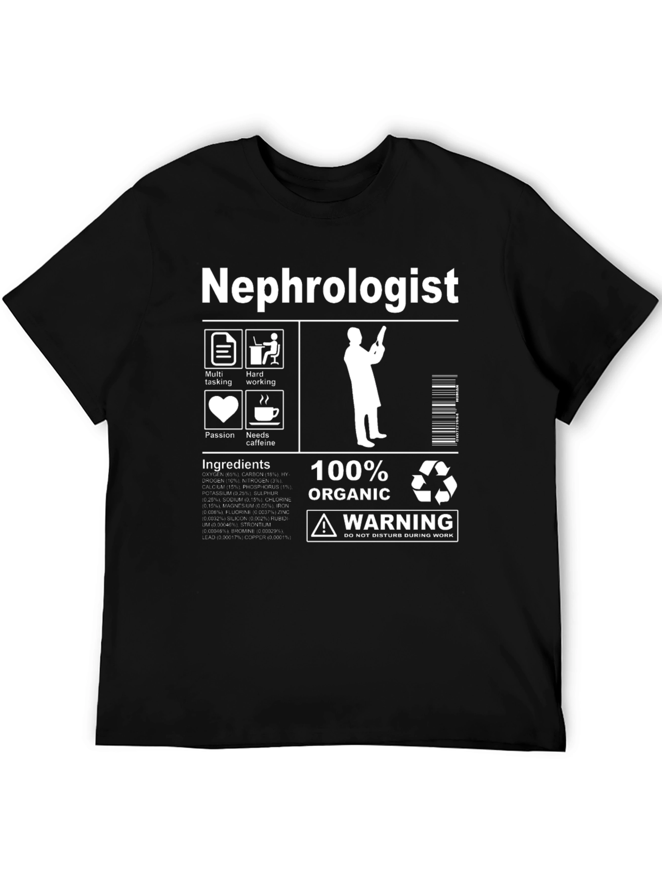 Nephrologist Organic Funny T-Shirt