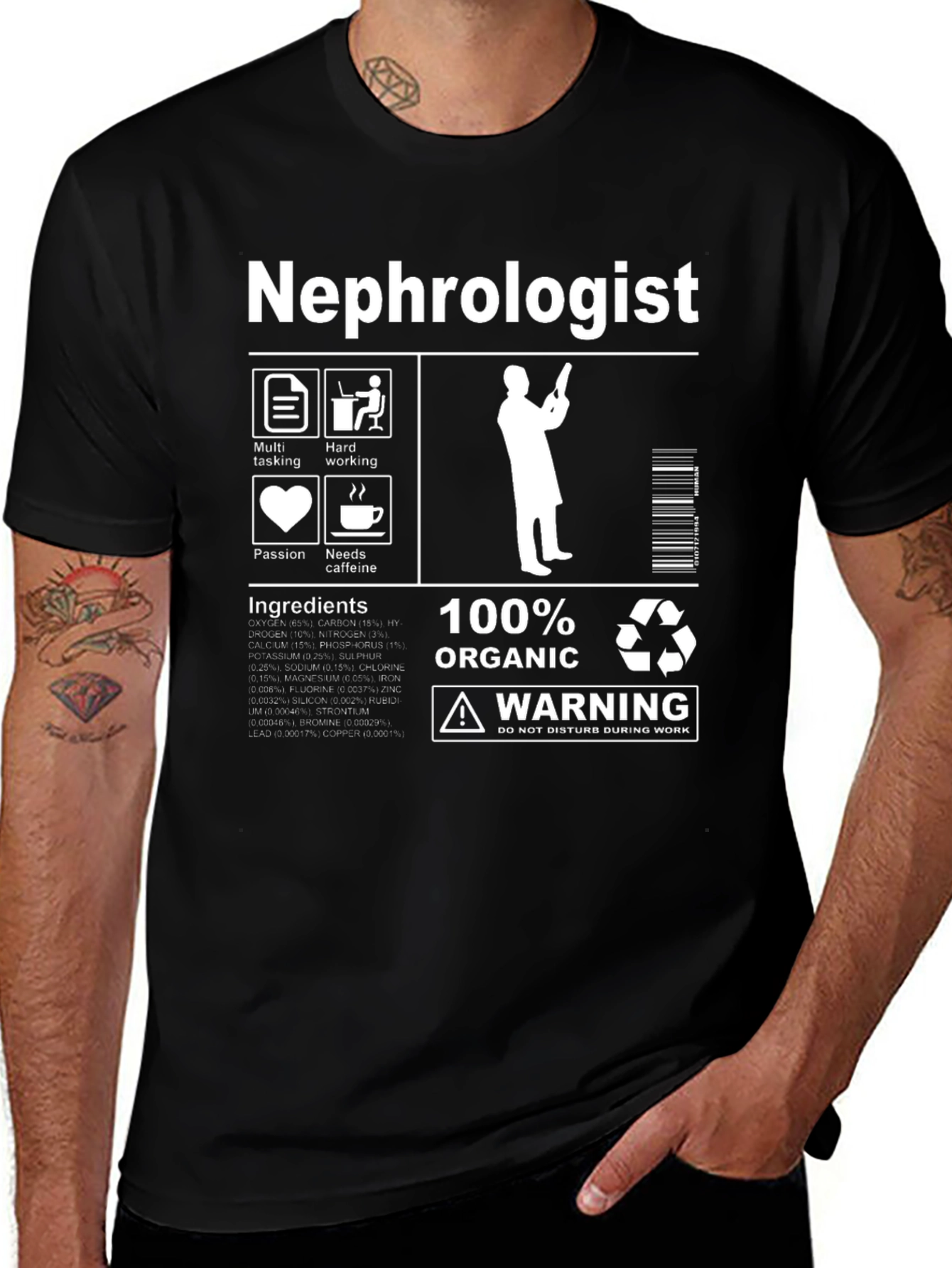 Nephrologist Organic Funny T-Shirt