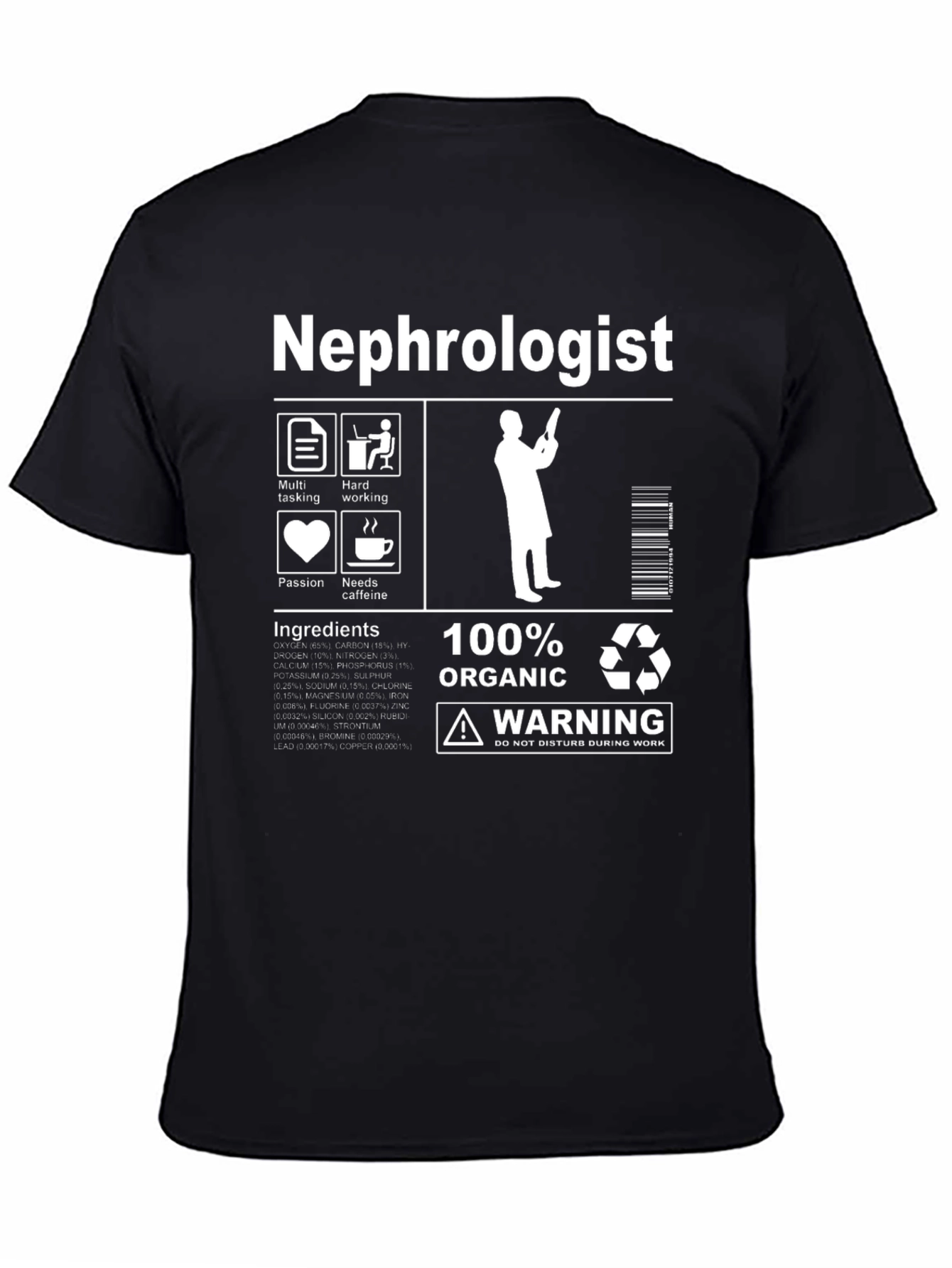 Nephrologist Organic Funny T-Shirt