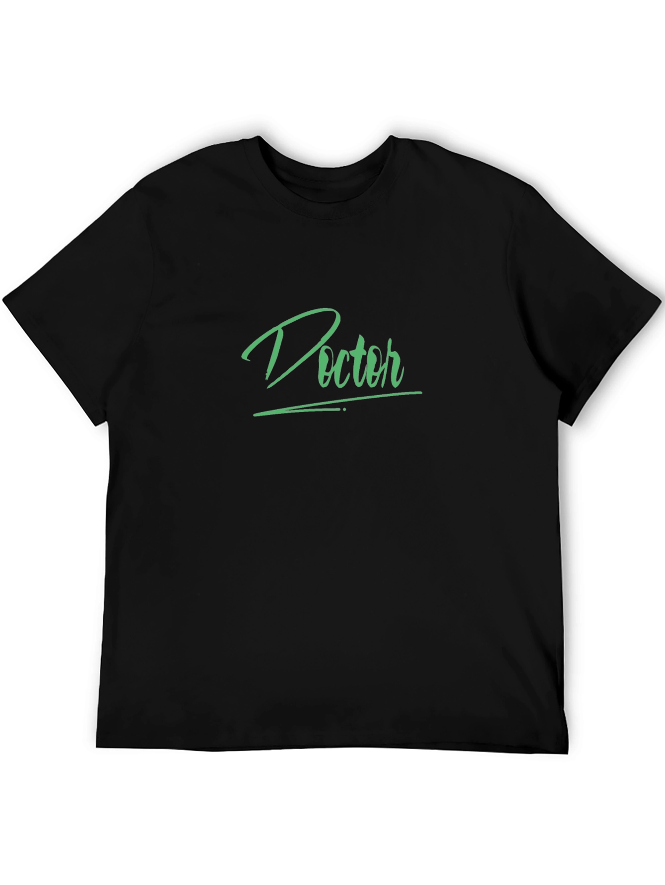 Doctor T-Shirt - Green Script