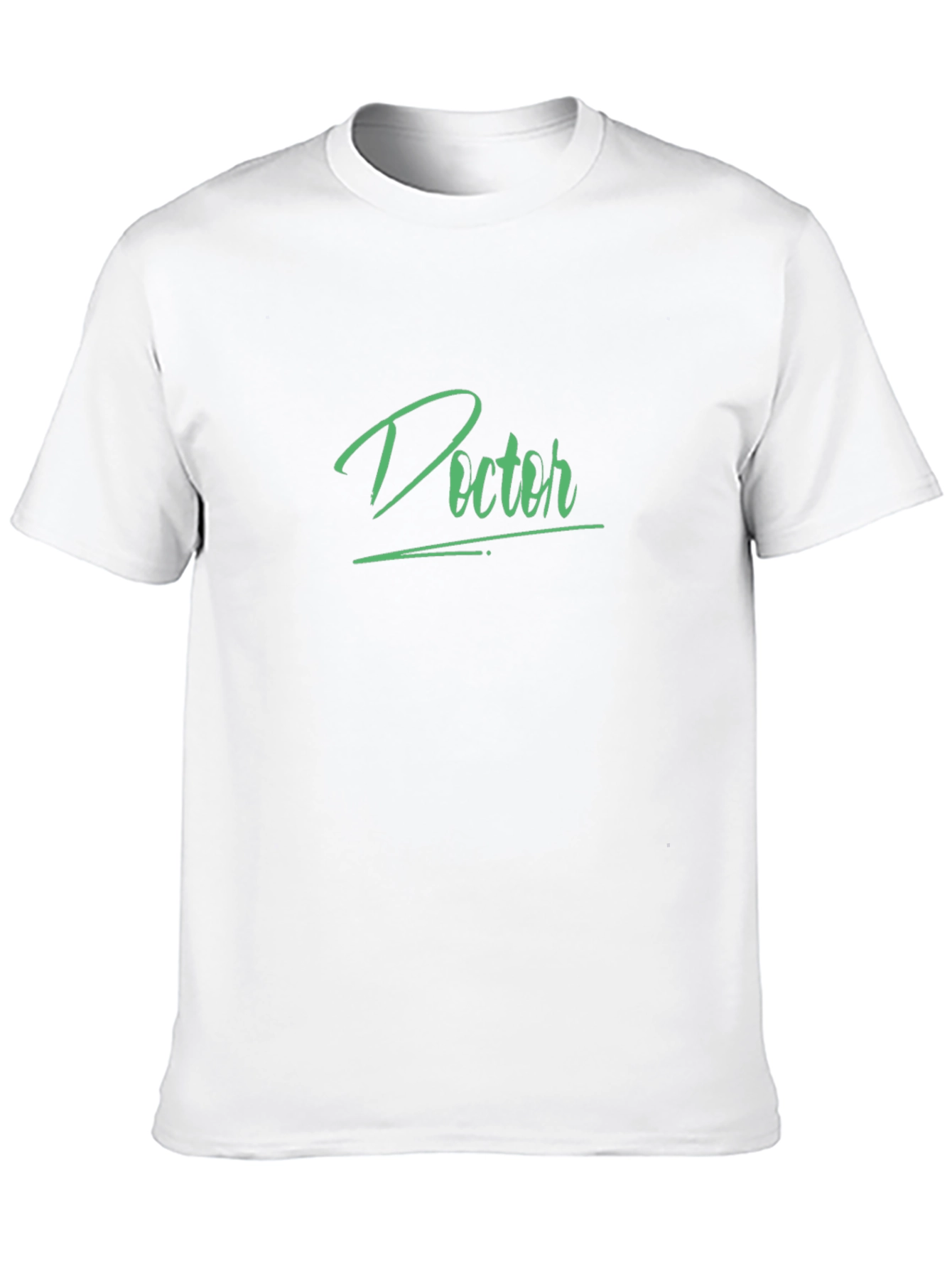 Doctor T-Shirt - Green Script