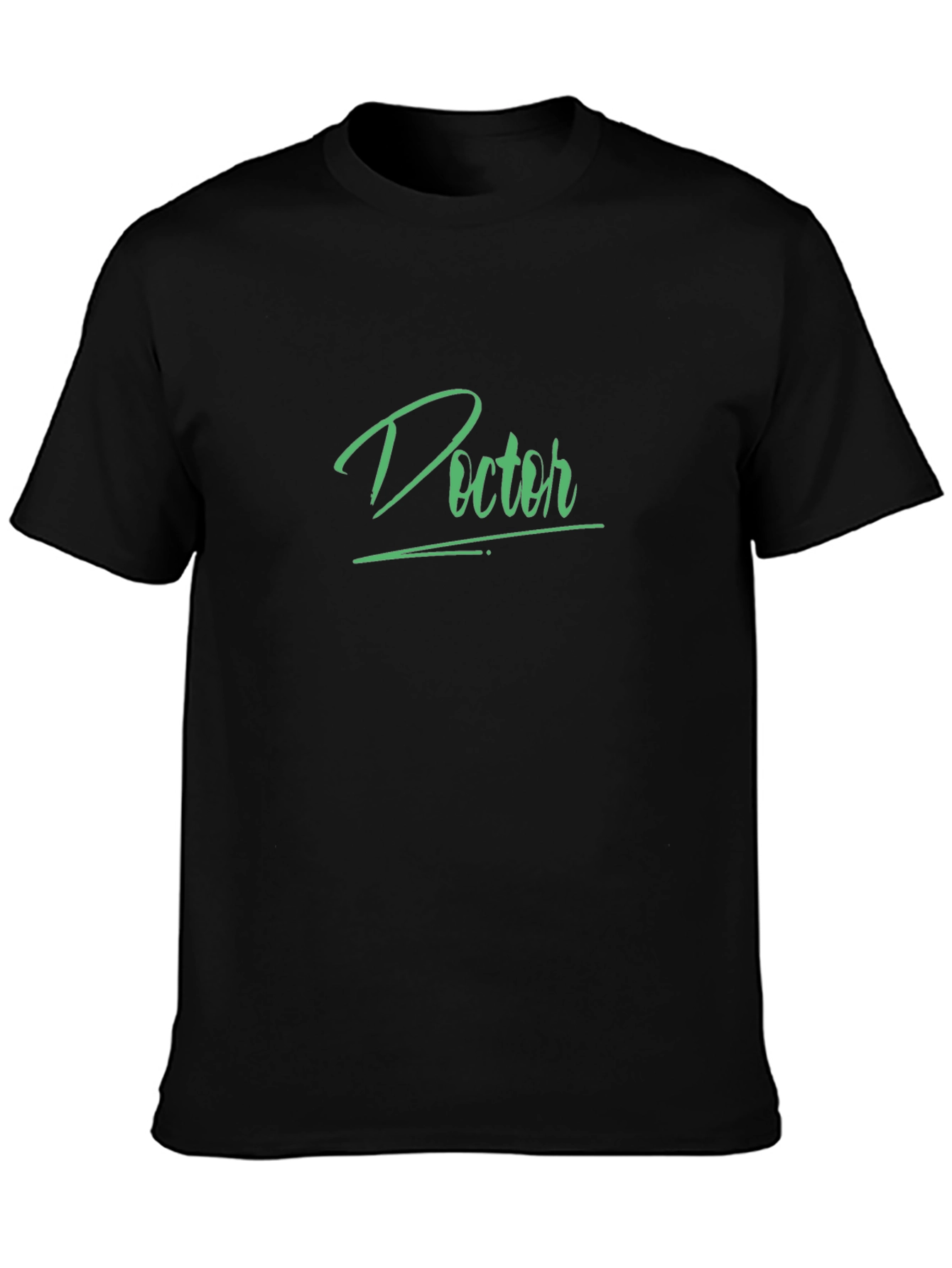Doctor T-Shirt - Green Script