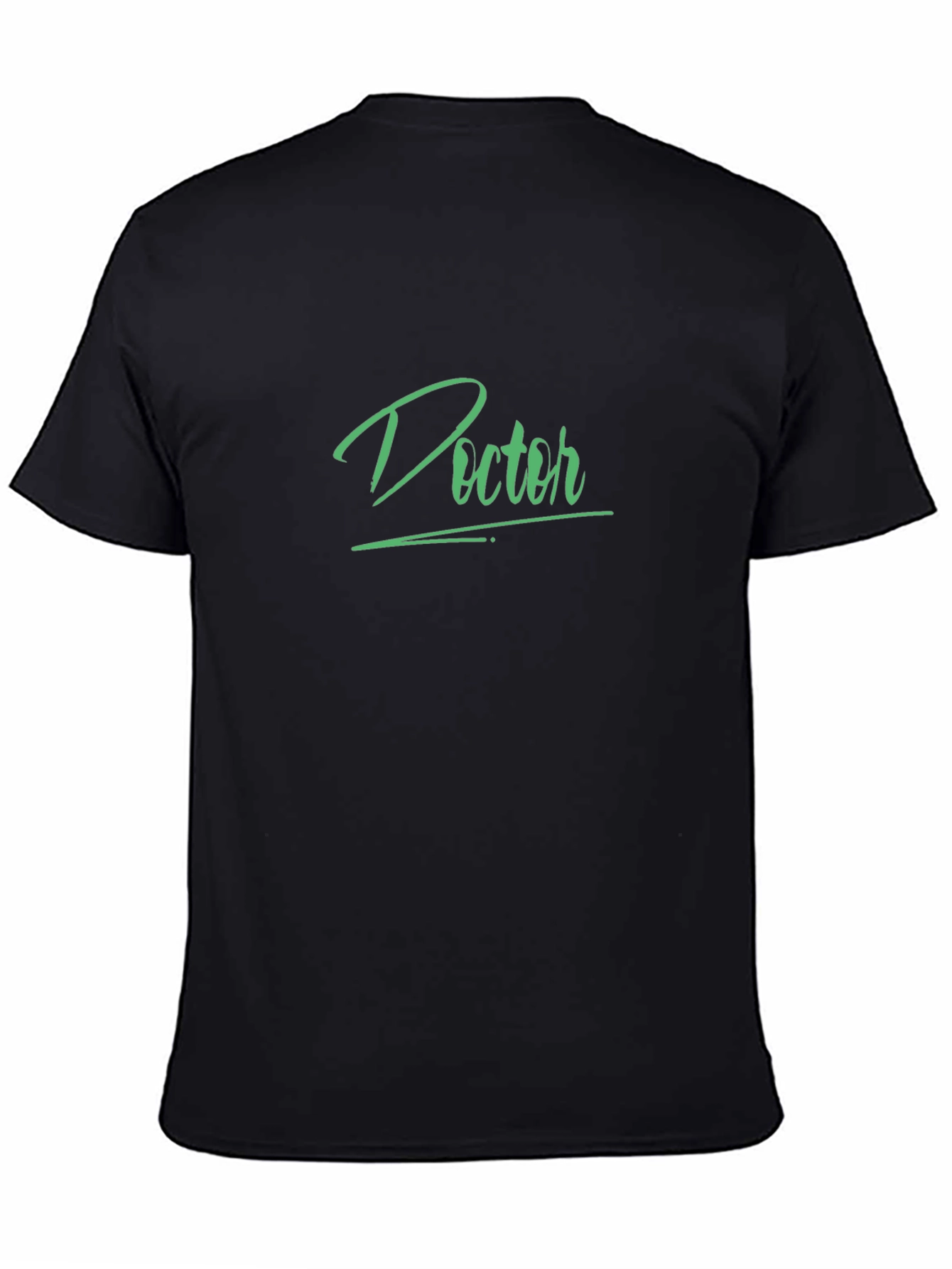 Doctor T-Shirt - Green Script