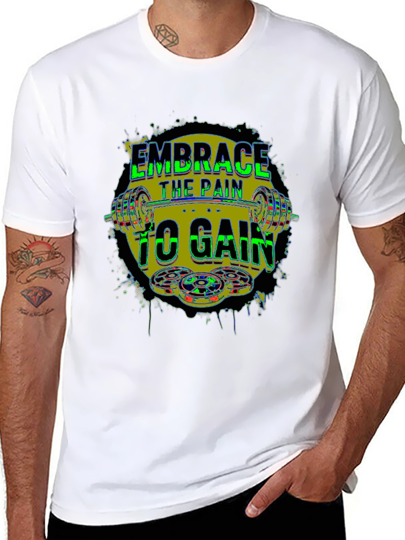 Embrace the Pain to Gain Fitness T-Shirt