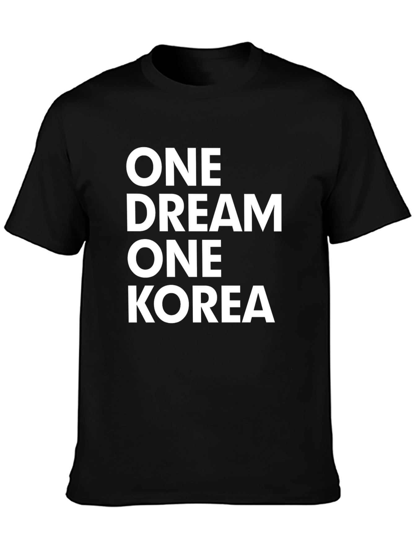 One Dream One Korea Black Graphic Tee