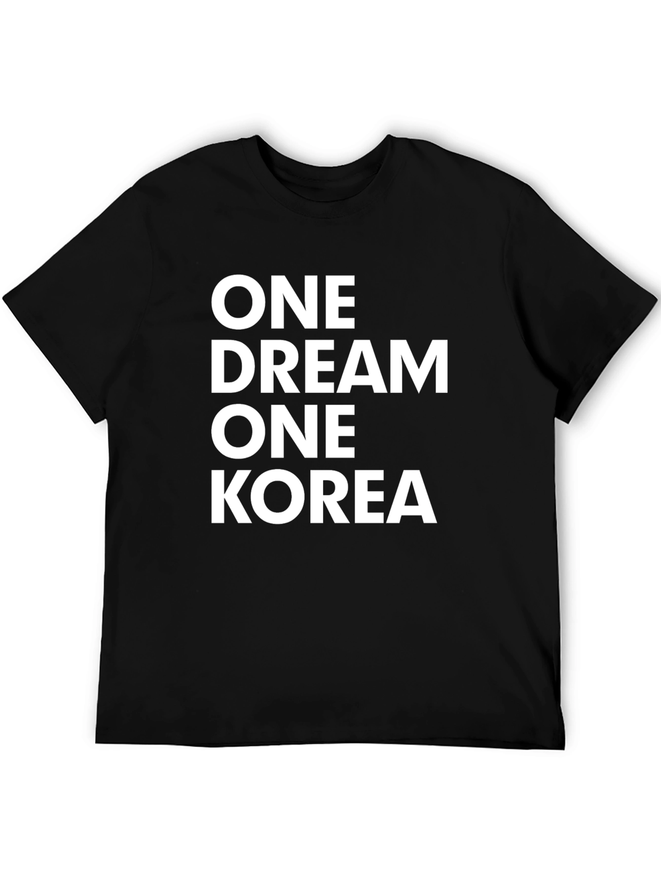 One Dream One Korea Black Graphic Tee