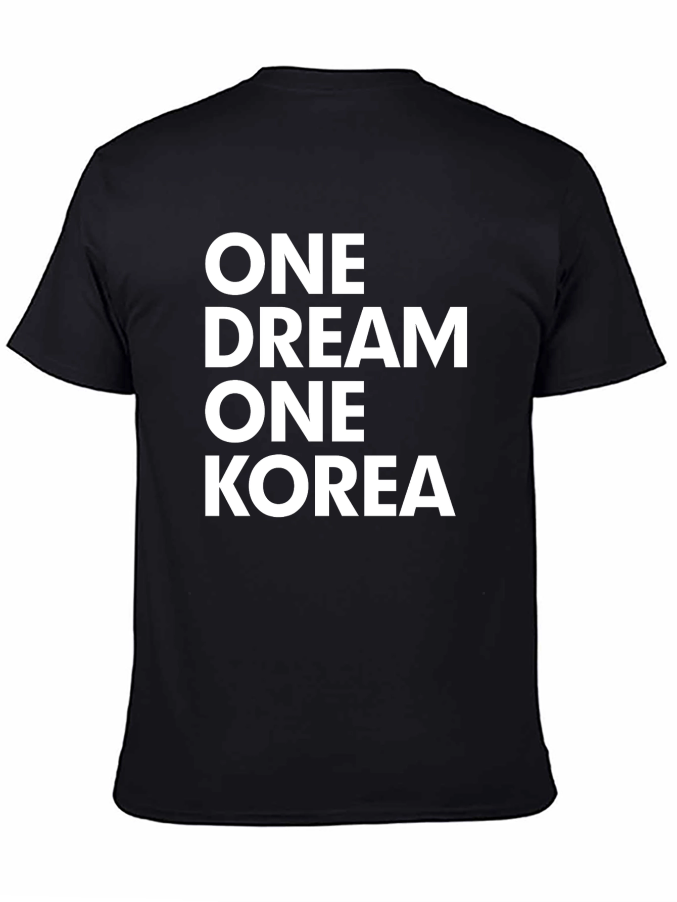One Dream One Korea Black Graphic Tee