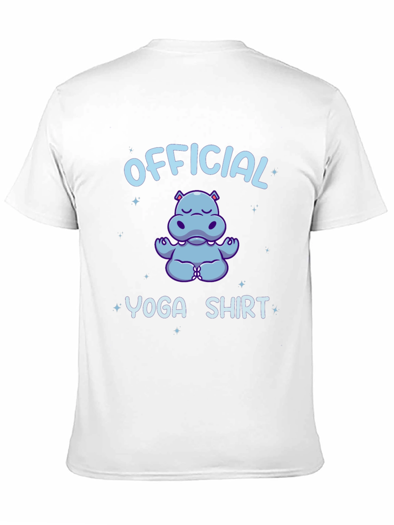 Official Yoga Shirt - Hippo Meditating Design