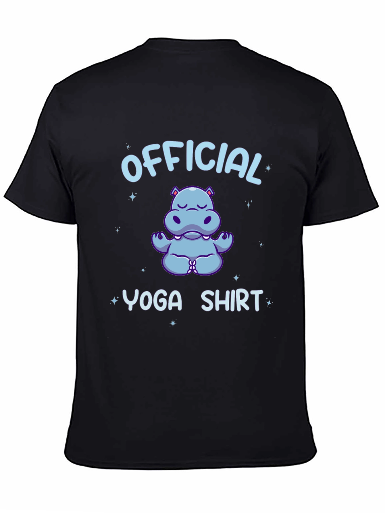 Official Yoga Shirt - Hippo Meditating Design