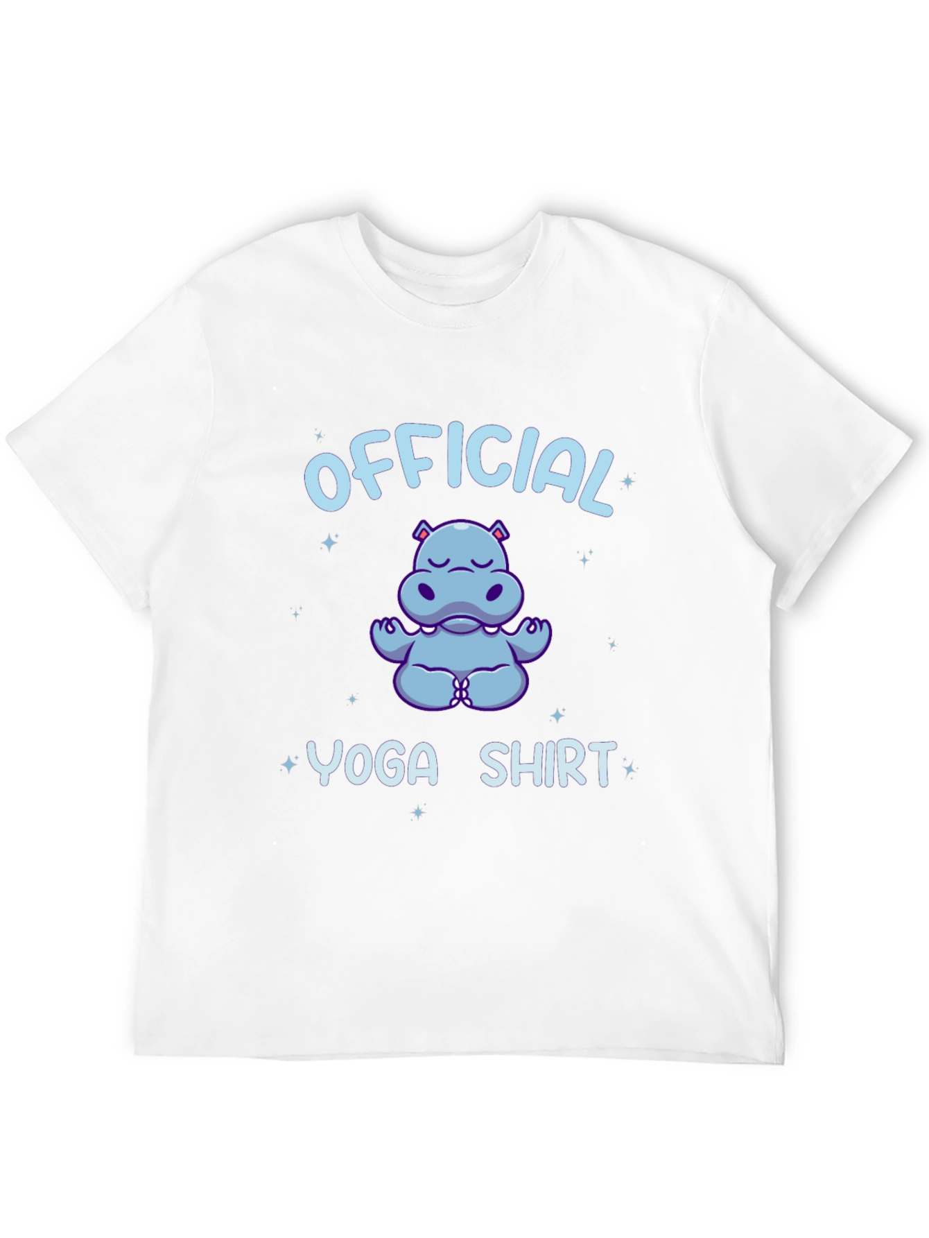 Official Yoga Shirt - Hippo Meditating Design