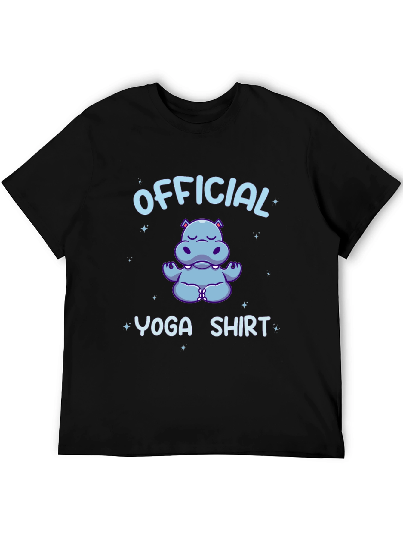 Official Yoga Shirt - Hippo Meditating Design