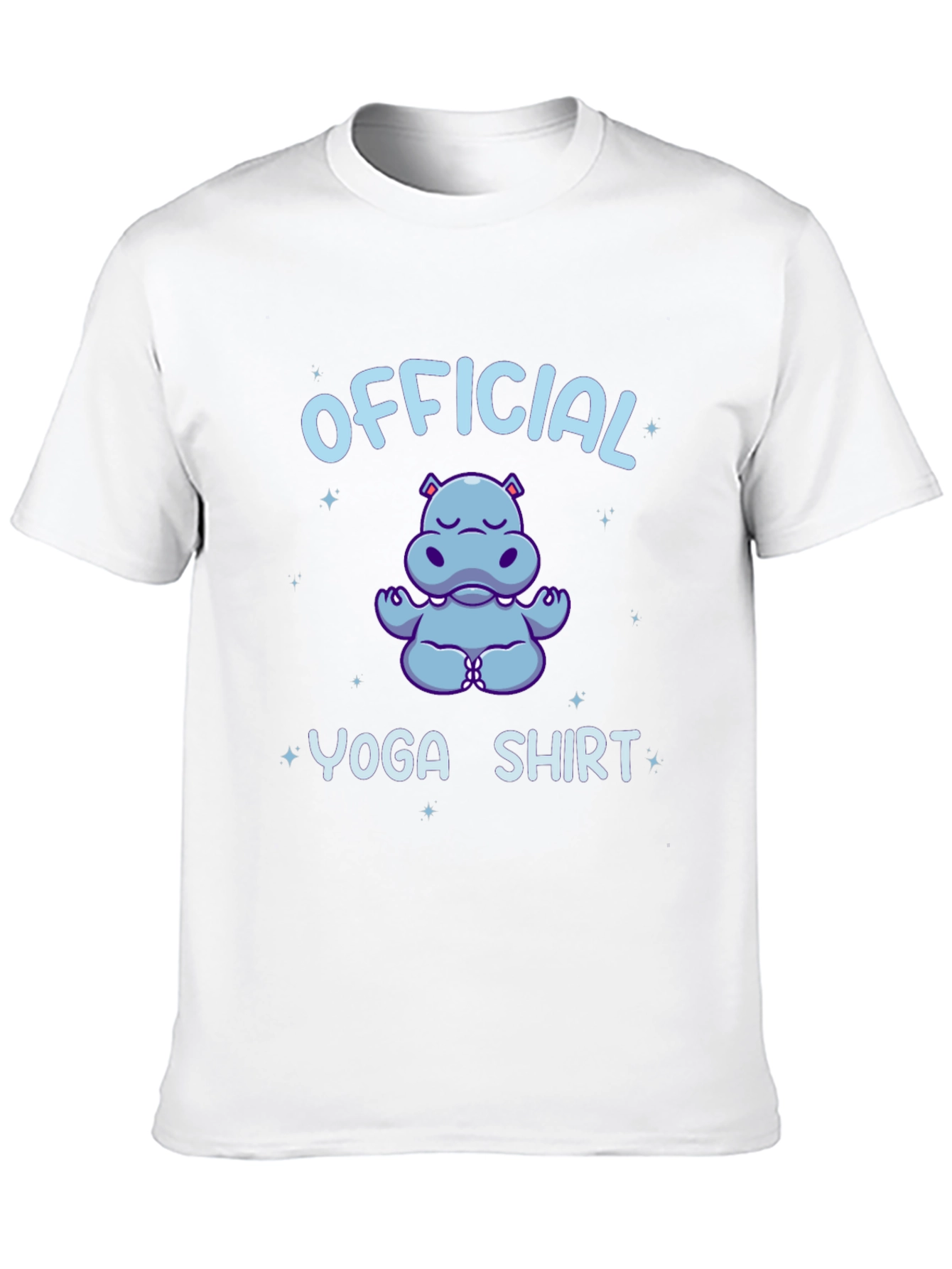 Official Yoga Shirt - Hippo Meditating Design