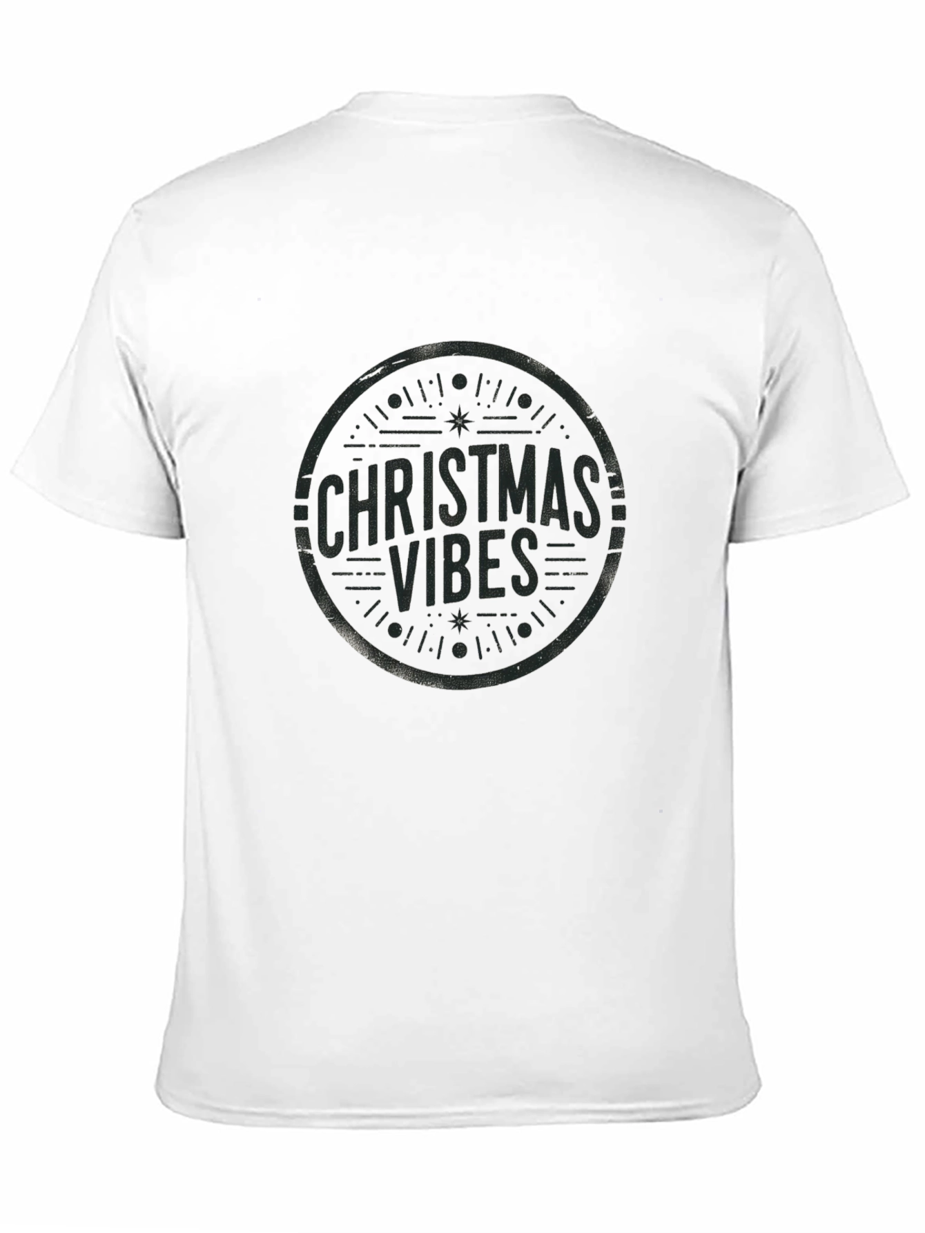 Christmas Vibes Graphic Tee - Black