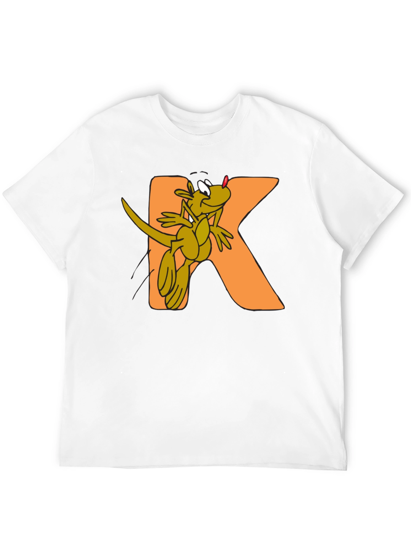 Kangaroo Kidz Black Cotton Graphic Tee