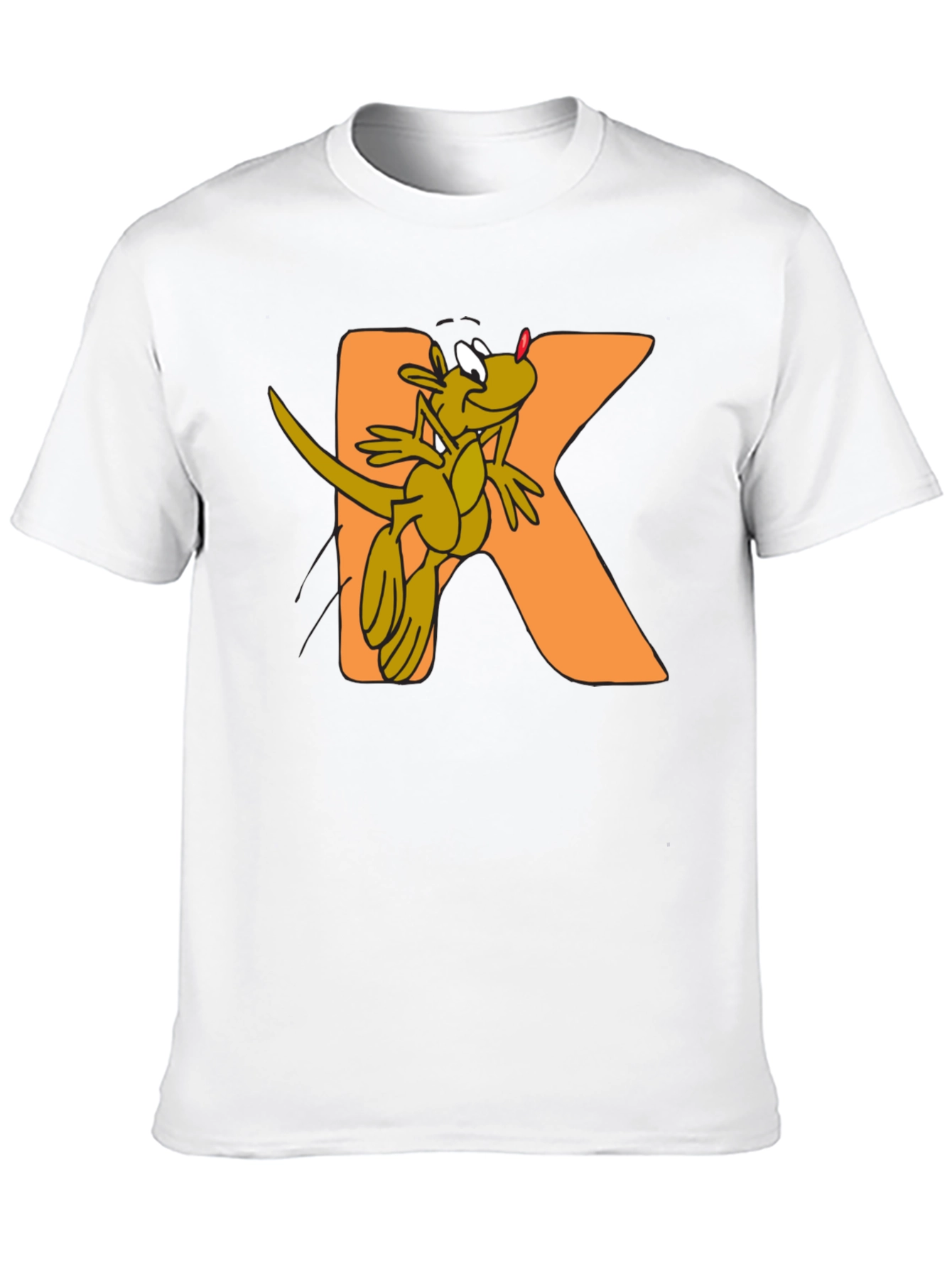 Kangaroo Kidz Black Cotton Graphic Tee