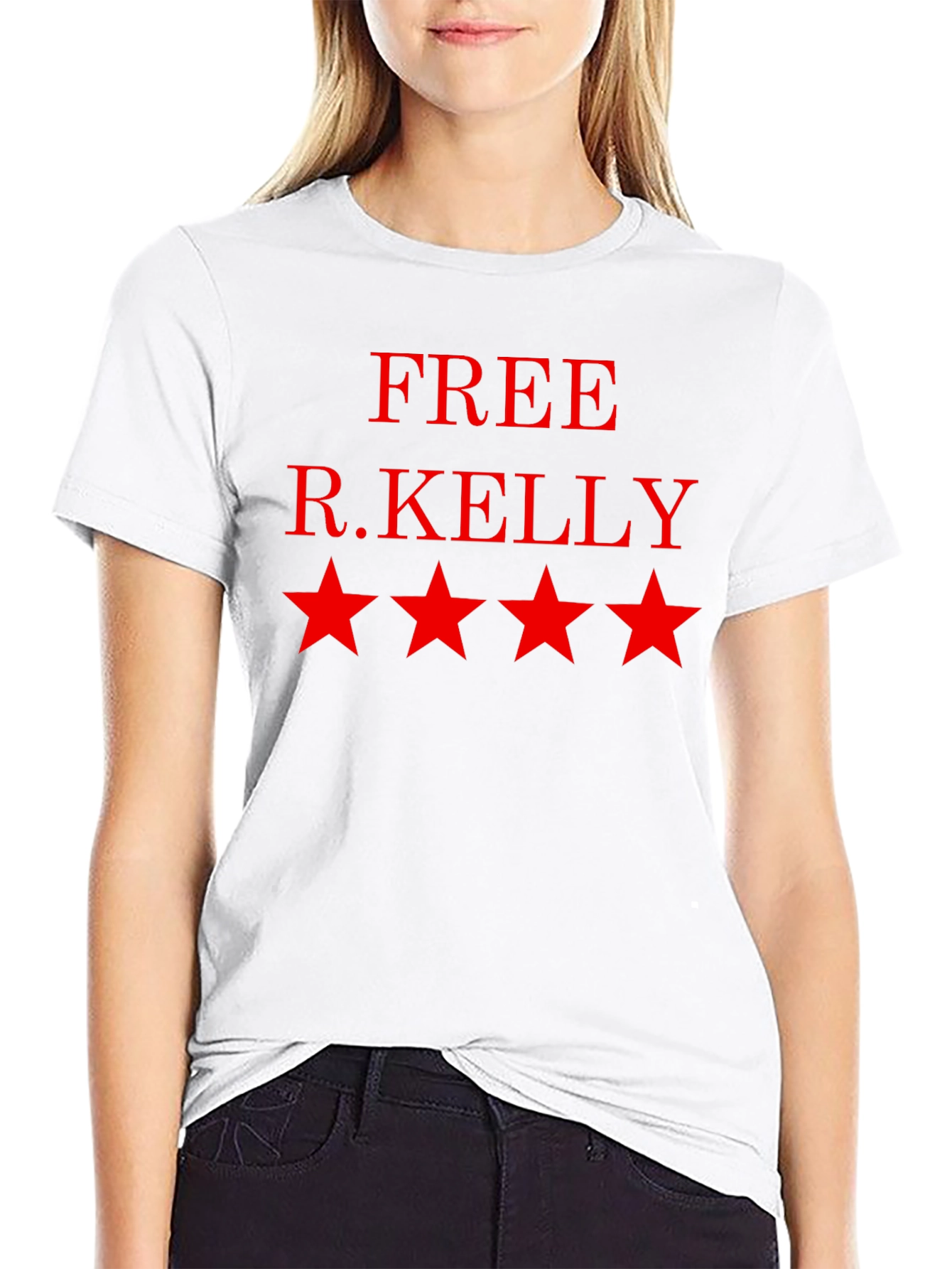 Free R. Kelly Black Cotton T-Shirt
