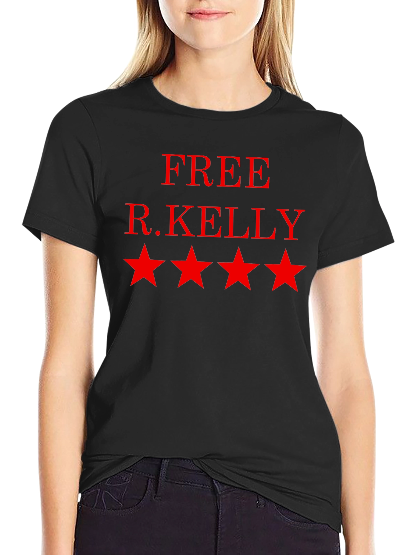 Free R. Kelly Black Cotton T-Shirt